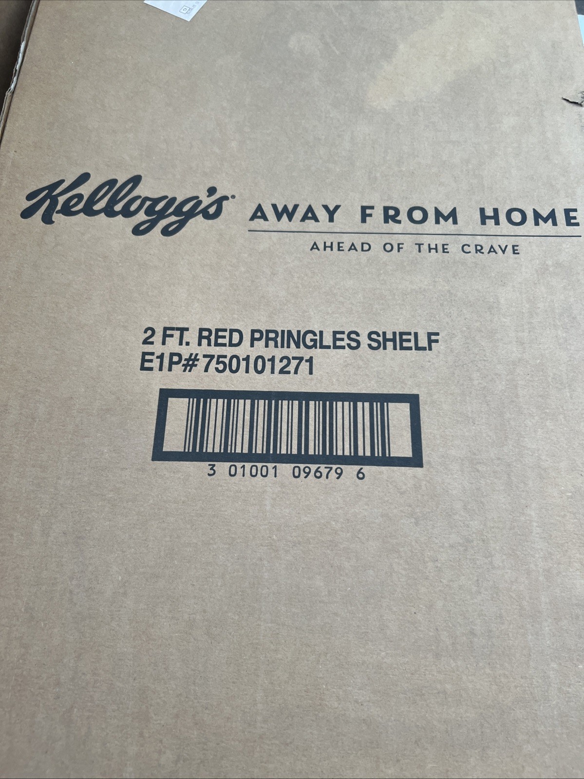 Metal Red Wire Rack Storage Store Display Pringles Potato Chip Holder 2foot NIB