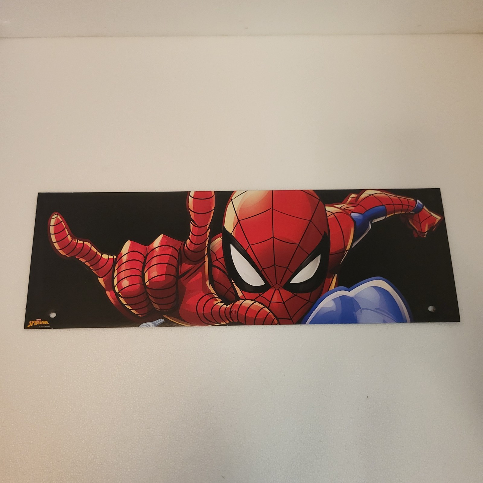 Spirit Halloween MARVEL Spiderman Cardboard Endcap Display Sign 2025