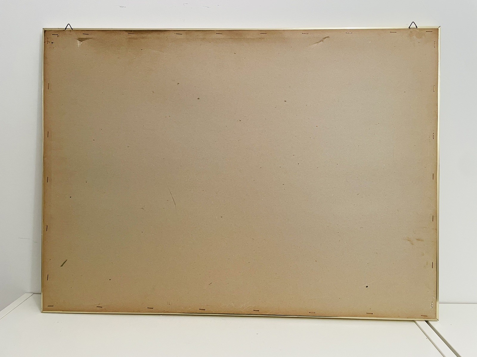 ✅ Large XL Advertising Mirror 70s WINCHESTER Rifles Brass Frame