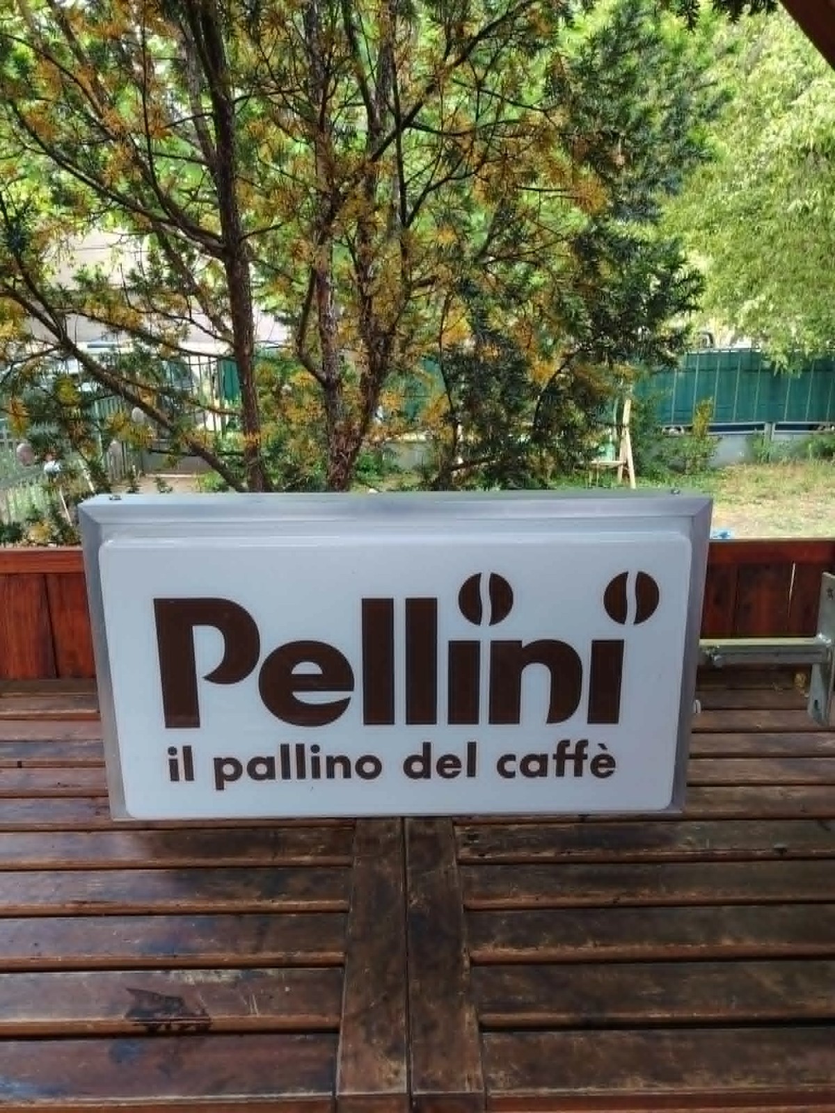 VTG Pellini ” Il pallino del caffe ” The joy of coffee double sided neon sign