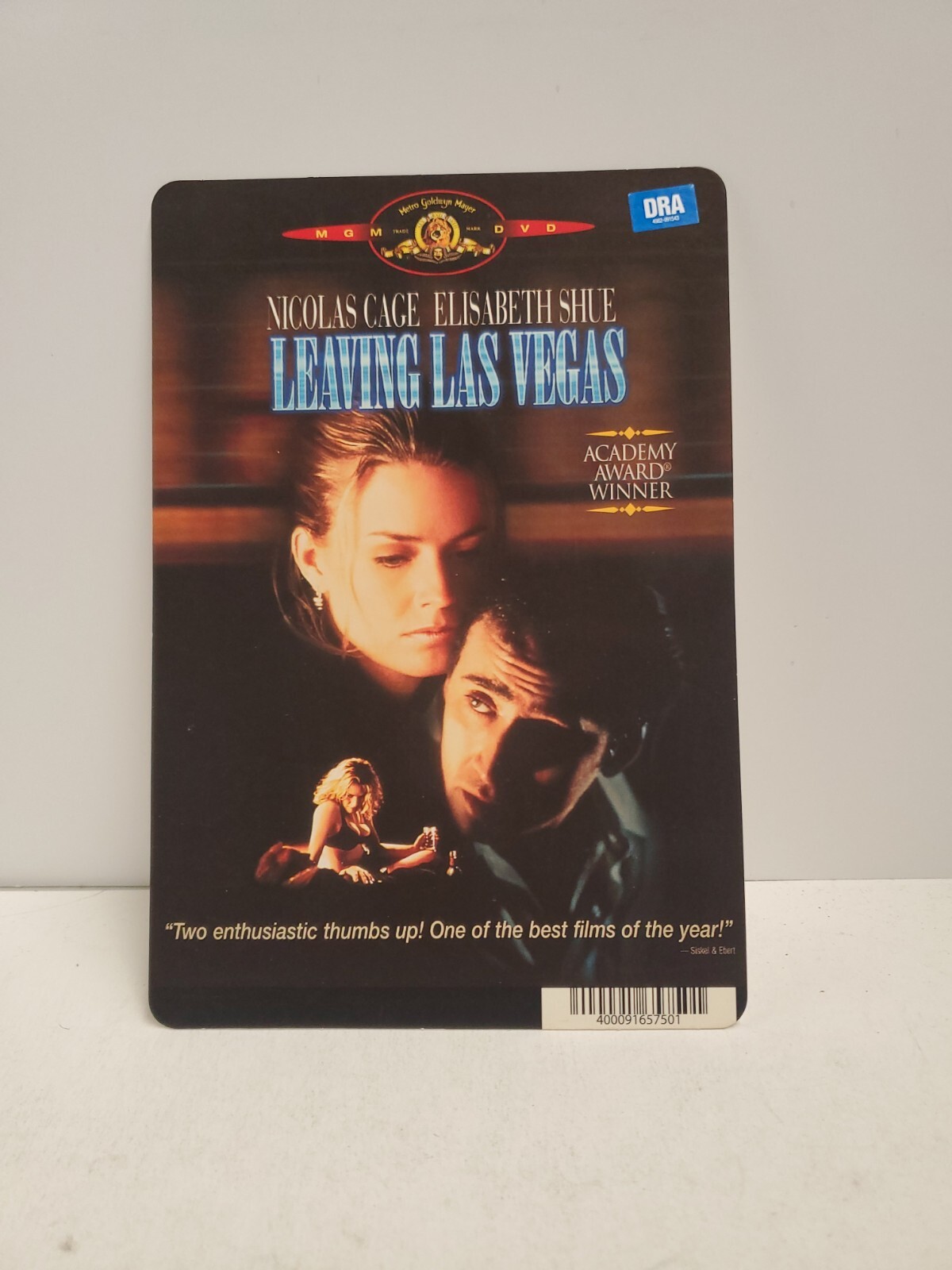 Leaving Las Vegas BLOCKBUSTER DVD BACKER CARD ONLY 5.5″X8″