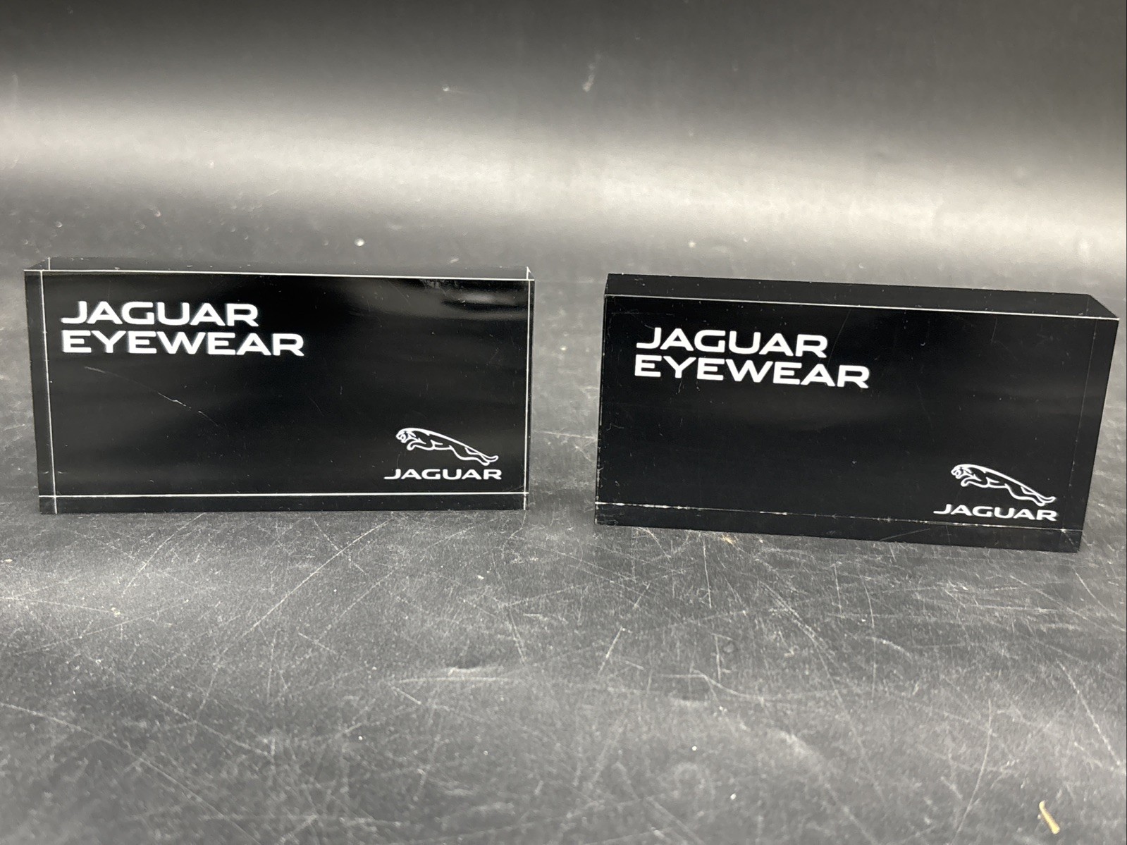 Jaguar Eyewear Acrylic Retail Display – Boutique Counter POP Sign
