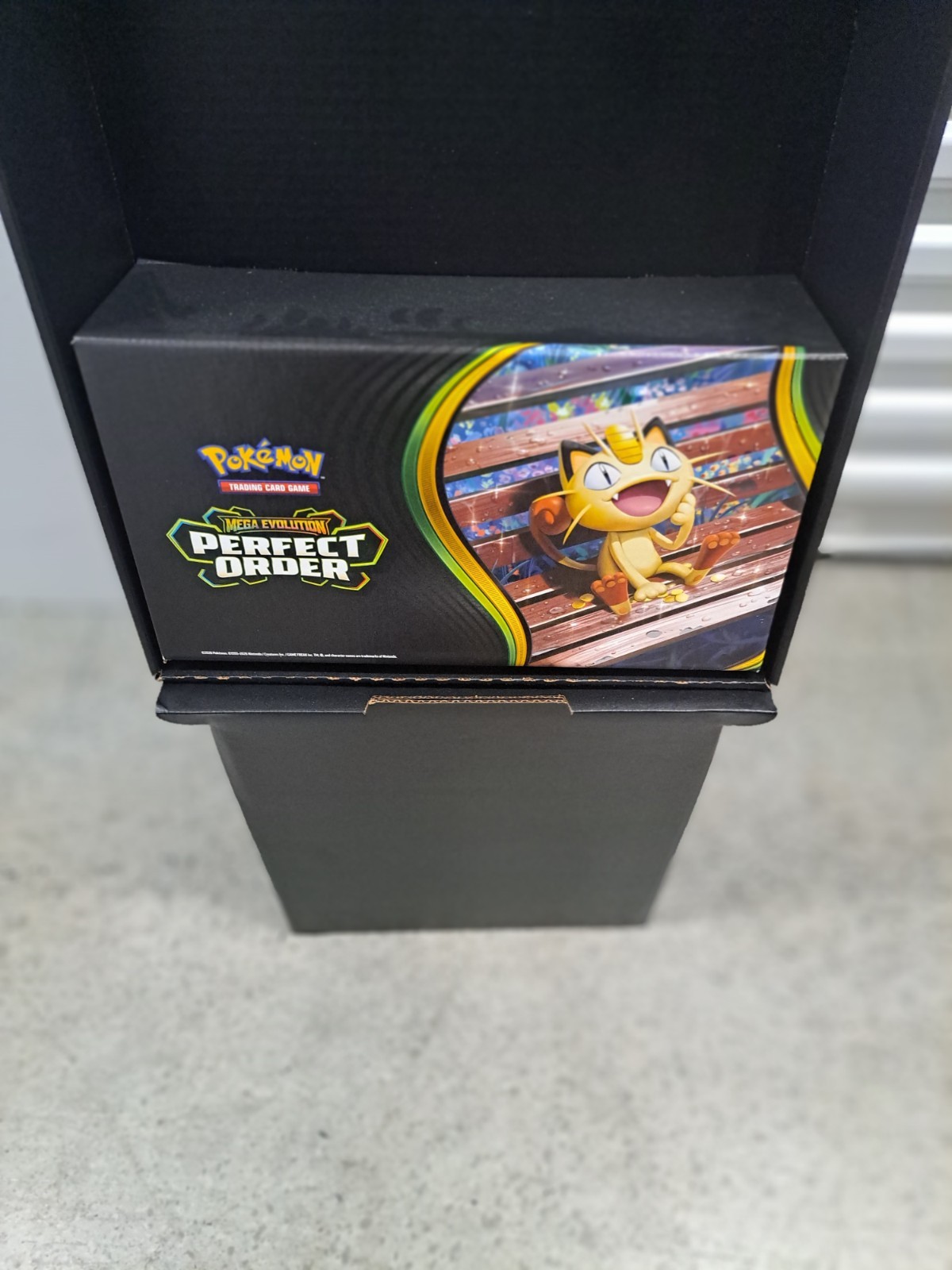 Pokémon TCG Perfect Order Mega Evolution Cardboard Store Display Stand