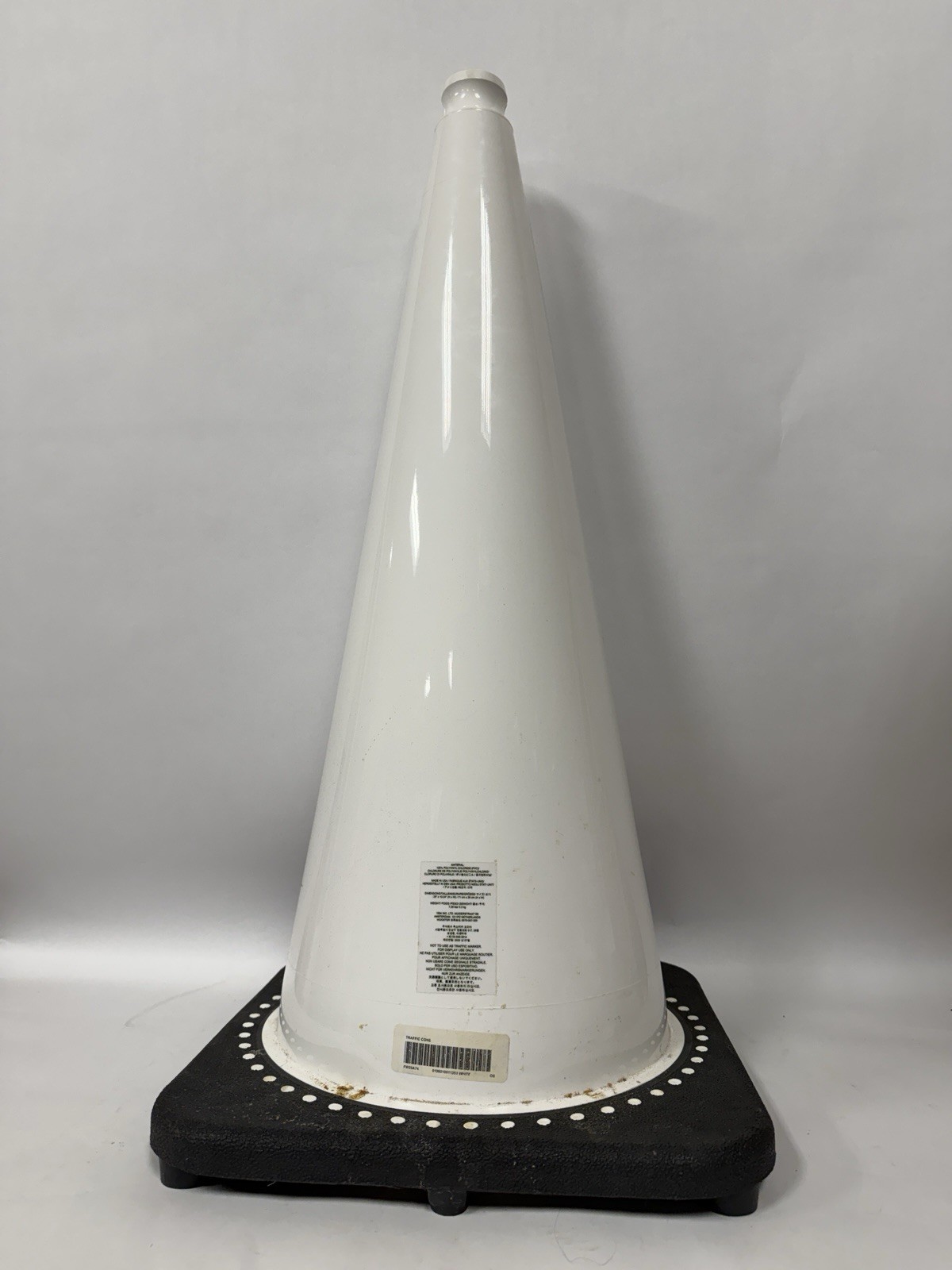 Supreme Box Logo Traffic Cone FW25 28″ PVC White Authentic Streetwear Decor C32