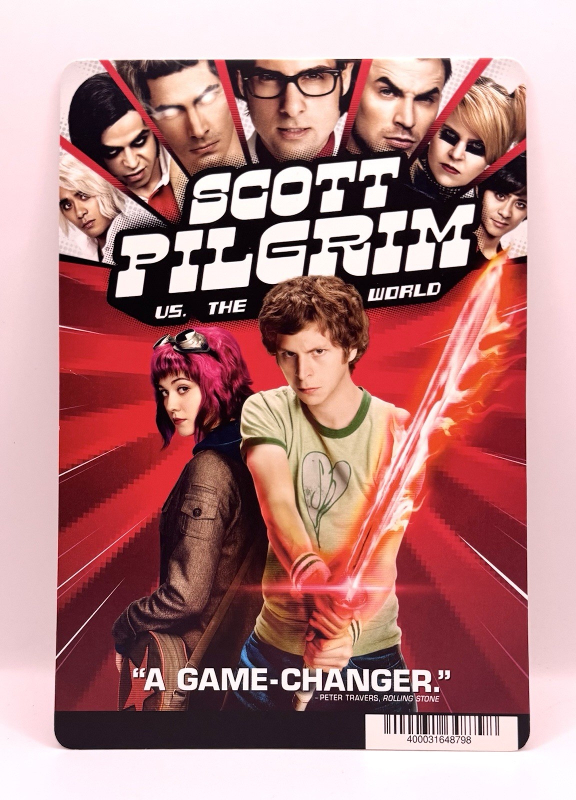 RARE Vintage BLOCKBUSTER VIDEO Store – Scott Pilgrim vs. The World Backer Card!