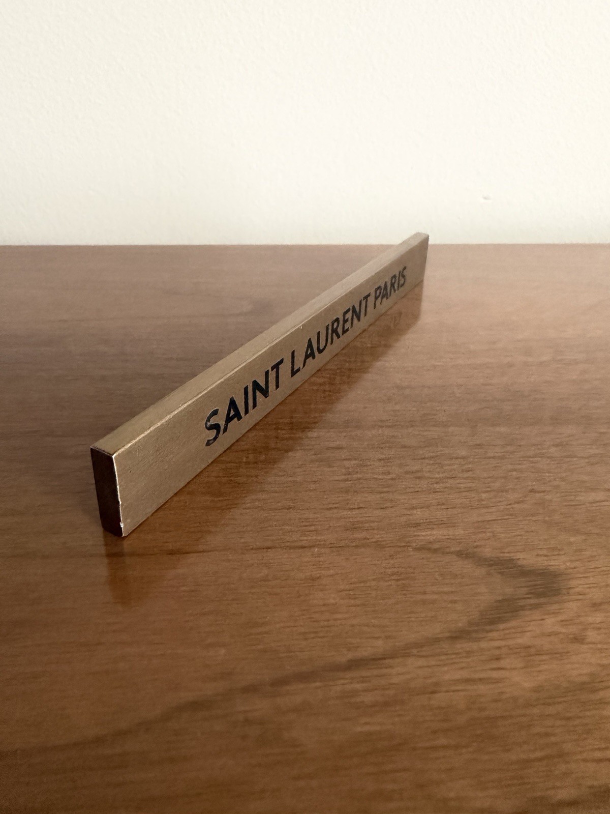 Saint Laurent Paris Metal Display Sign From Barneys Chicago Store YSL