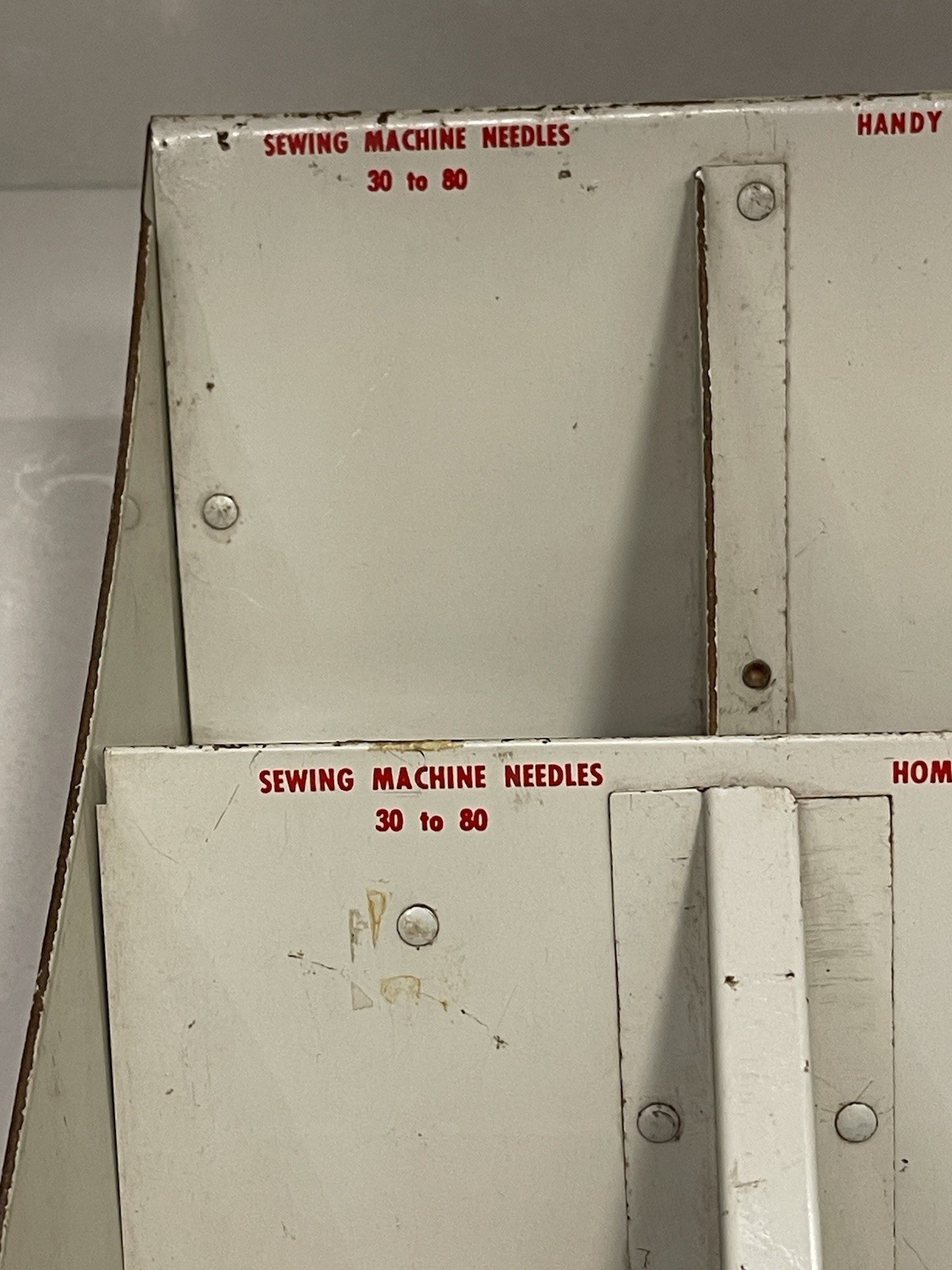 Vintage Boye Needle Company Metal Cabinet Display For Store Can Be Hung
