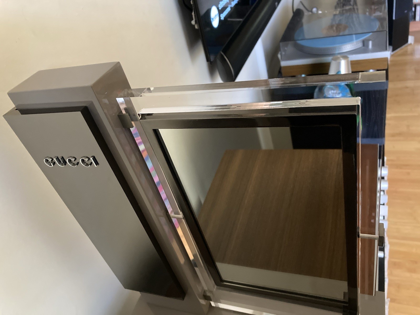Original Gucci Store Display w/ Rotating Mirror – Amazing condition!