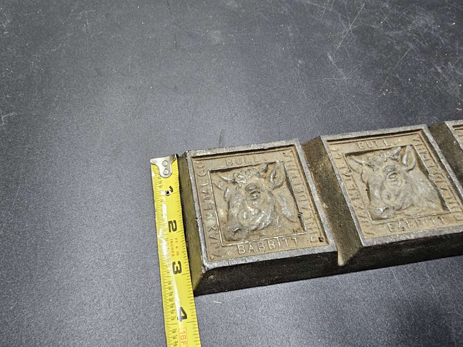 AJAX METAL Co BULL ALLOY PHILADELPHIA Old Advertising 11.435 lbs