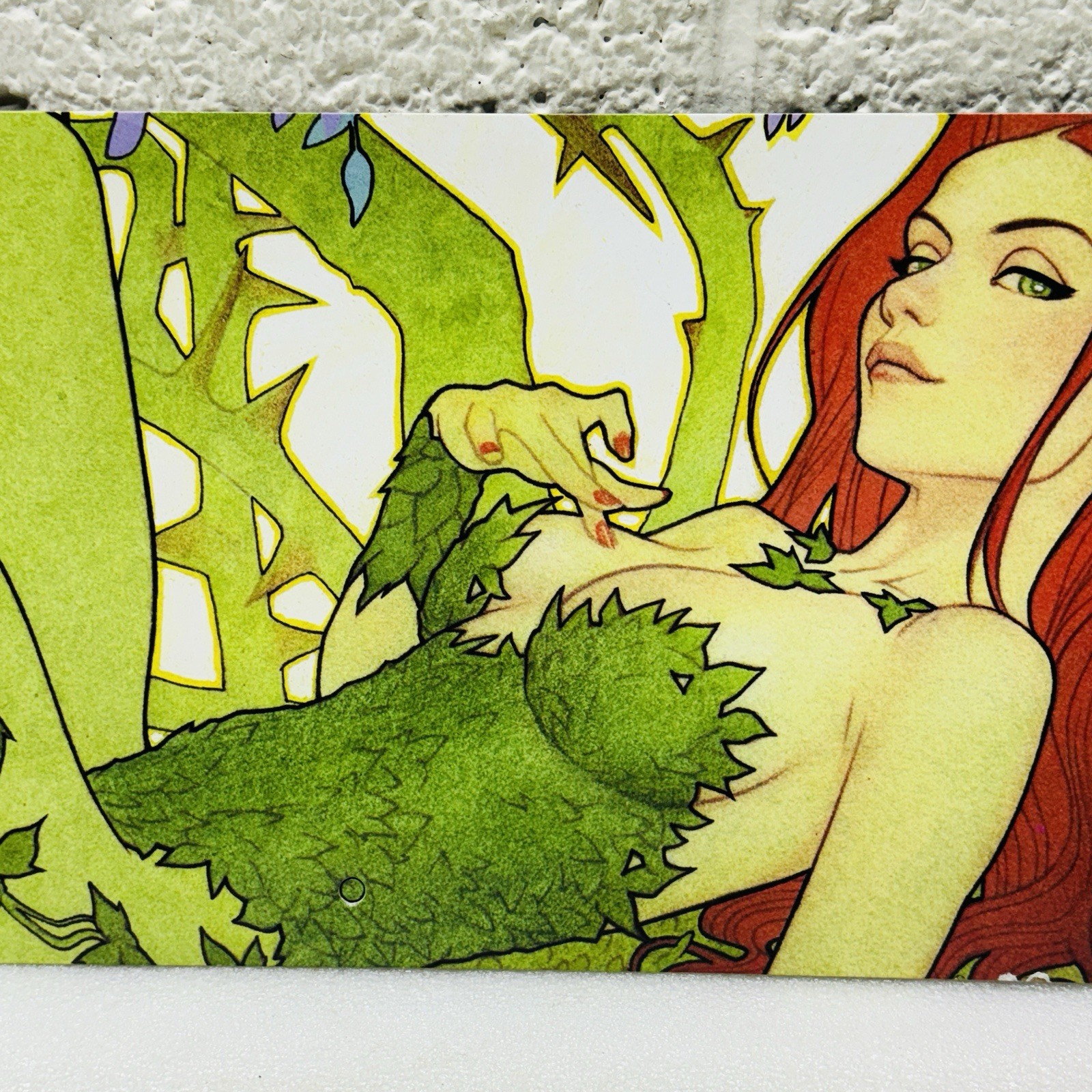 Batman Poison Ivy 2024 Spirit Halloween Cardboard Display 24″ x 8″ Store End Cap