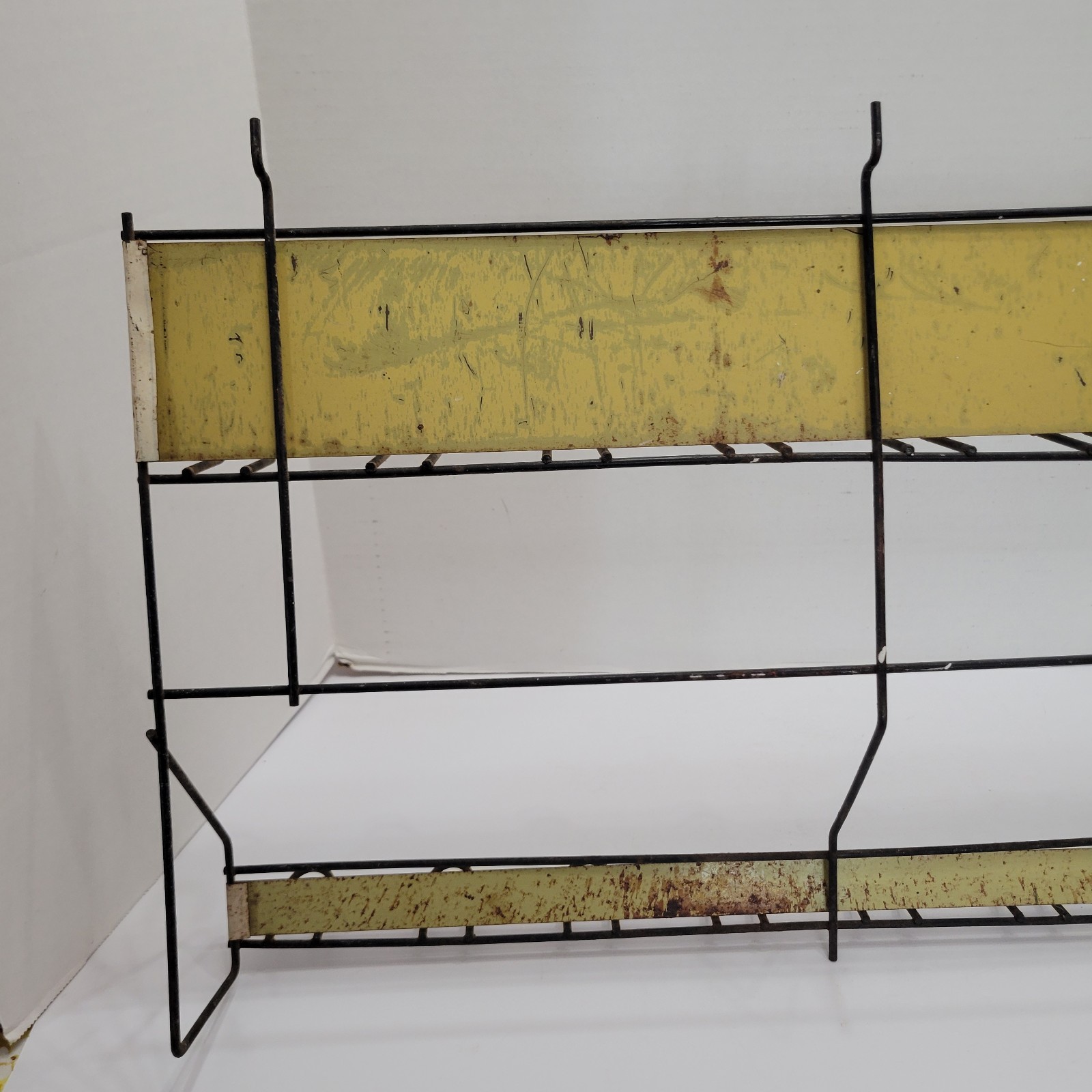 Vintage Nicholson Files Rasps Store Display Wire Rack Advertising Sign Pegboard