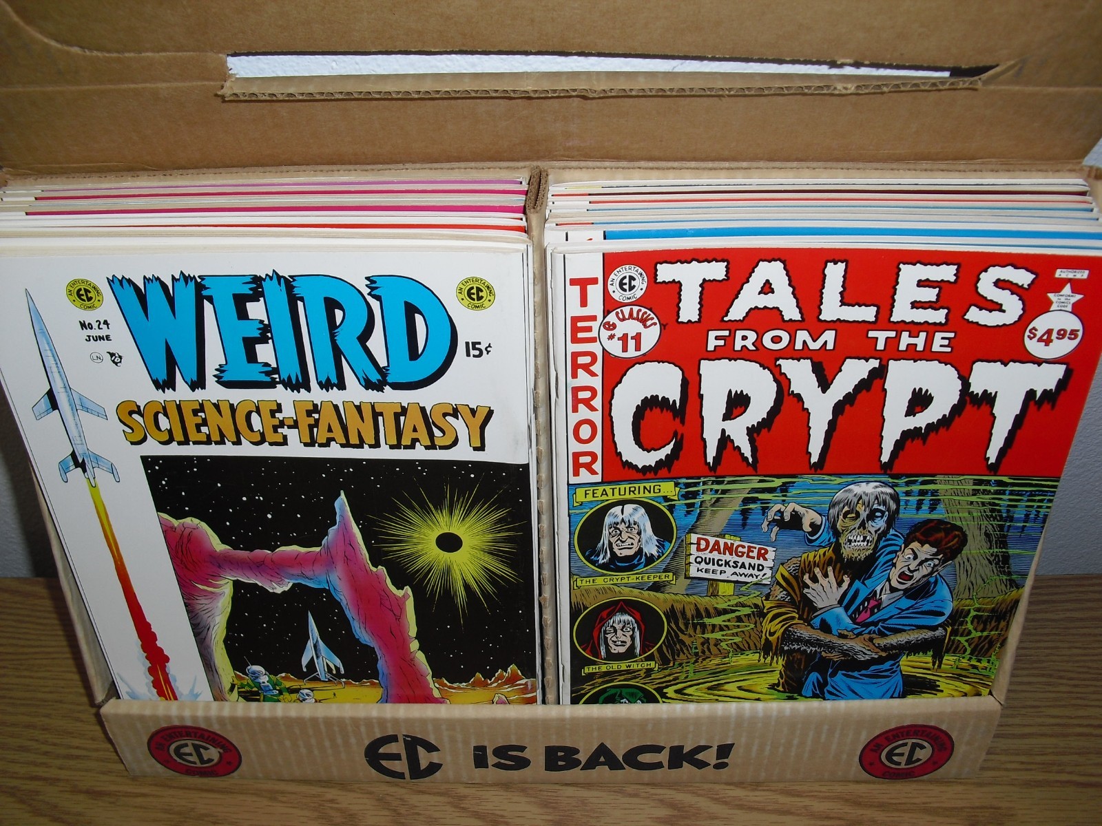 EC is Back! Store Promo Countertop Display Box w/ 25 classic issues Russ Cochran