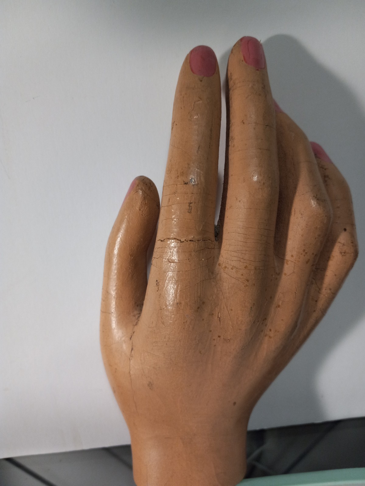 Antique Hand Mannequin Hand Store Display Advertising Sculpture