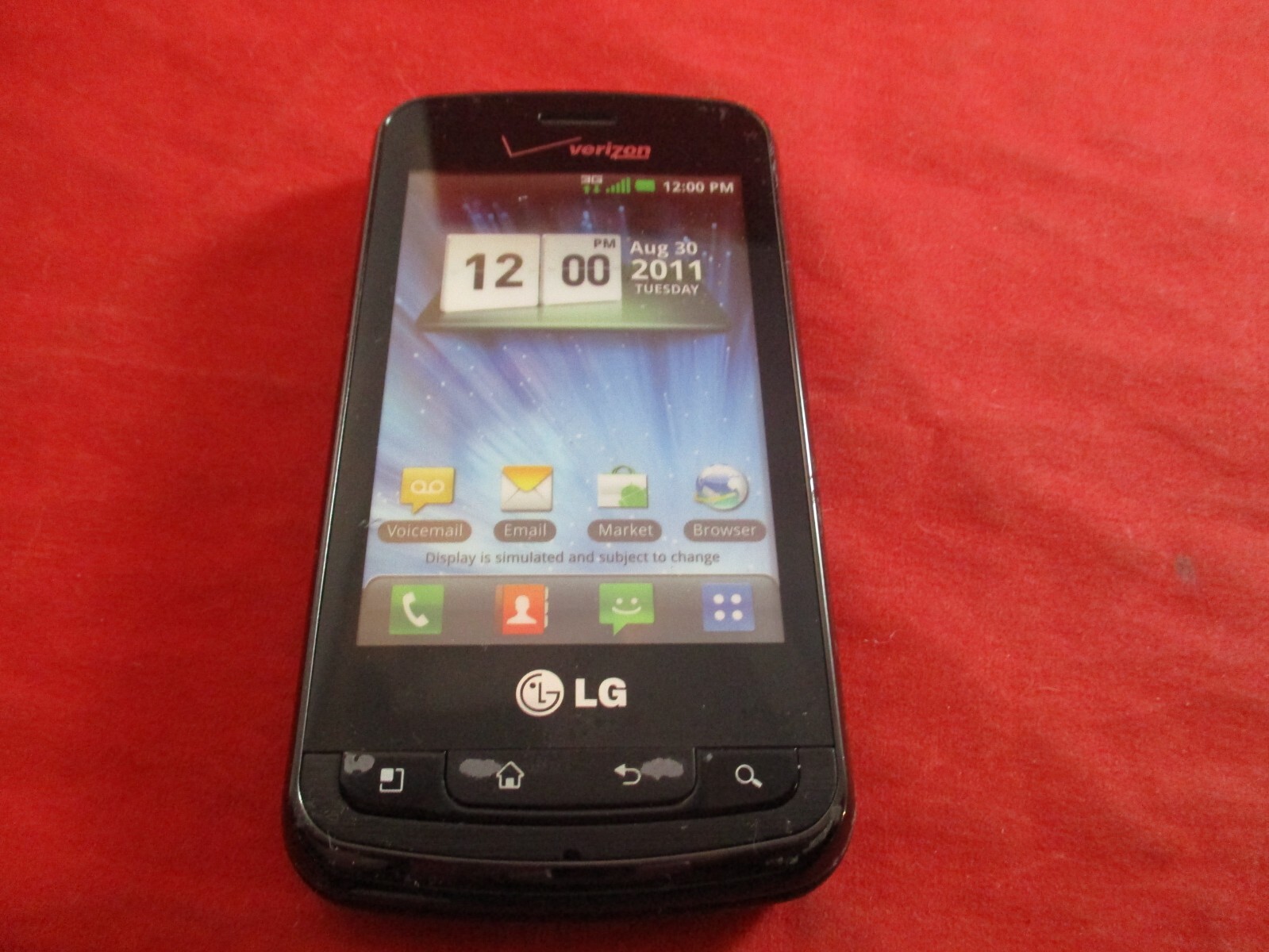 LG Verizon Keyboard Mock Dummy Mobile Cell Phone Store Display *not actual phone