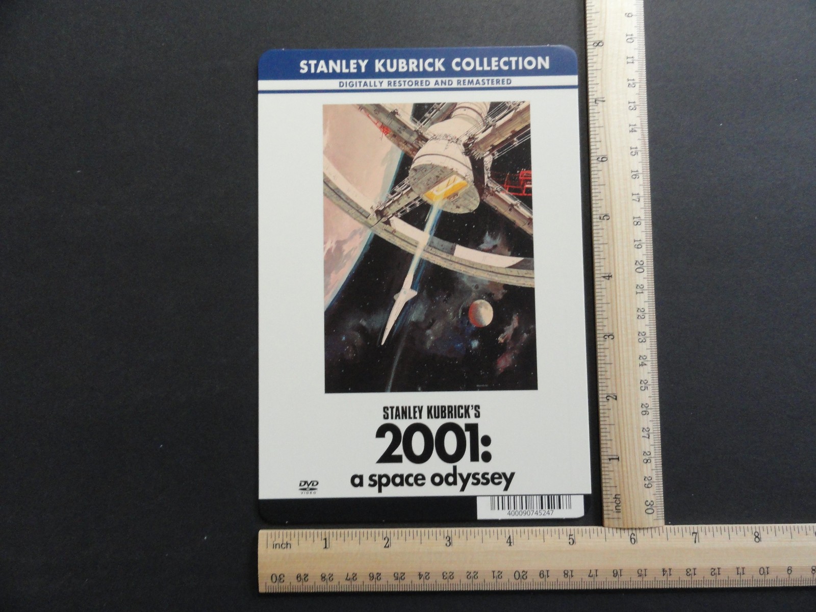 2001: A SPACE ODYSSEY (STANLEY KUBRICK) BLOCKBUSTER VIDEO STORE BACKER CARD