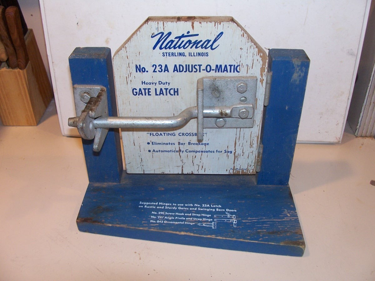 National Manufacturing Co. Store Display Metal Gate.