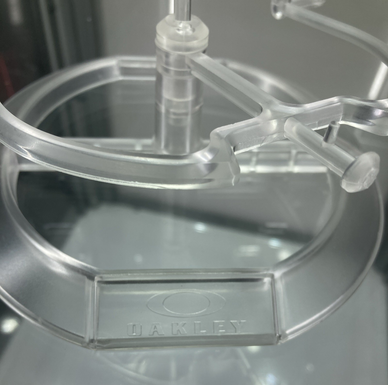 Oakley Sunglasses Holder Clear Plastic, 3-Tier Display Stand Mount