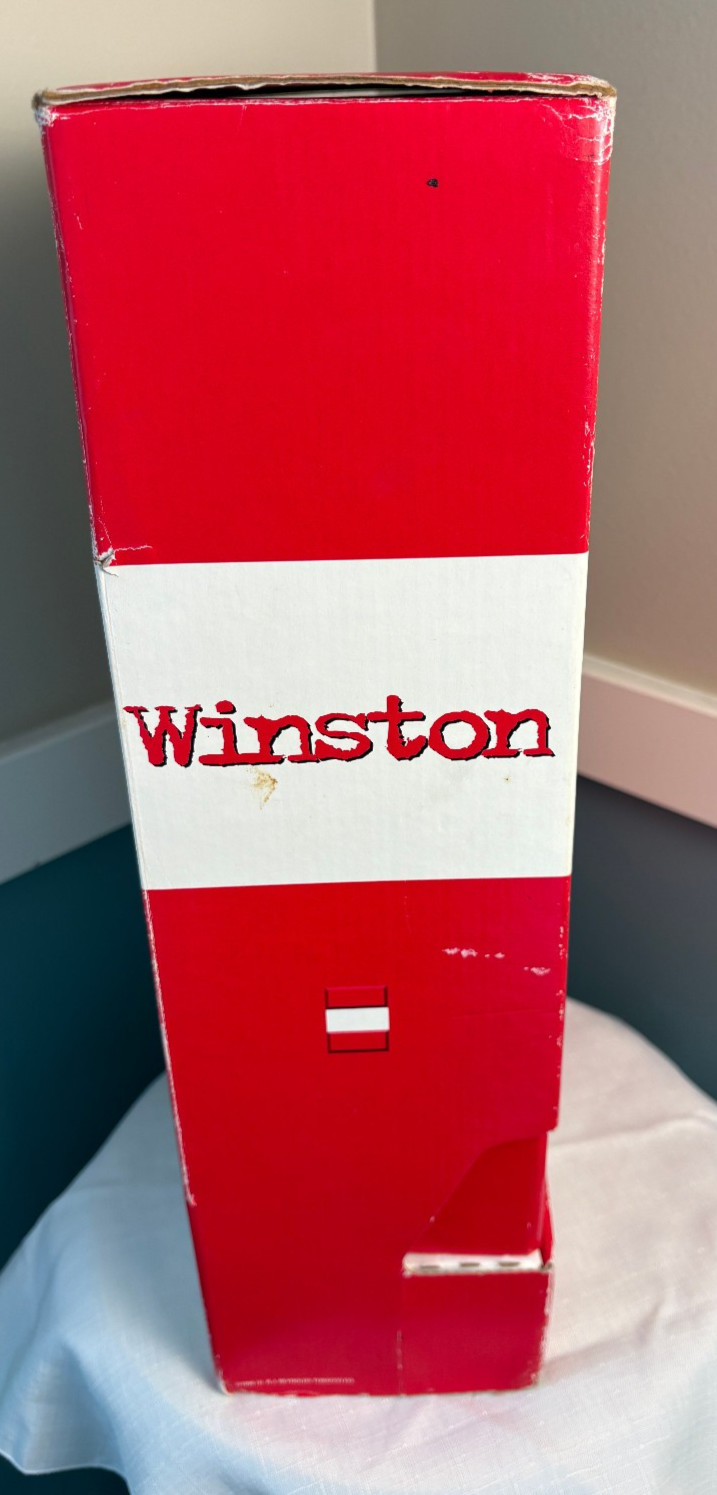 Rare RJ Reynolds Winston Cigarette Store Advertising Cardboard Dispenser Display