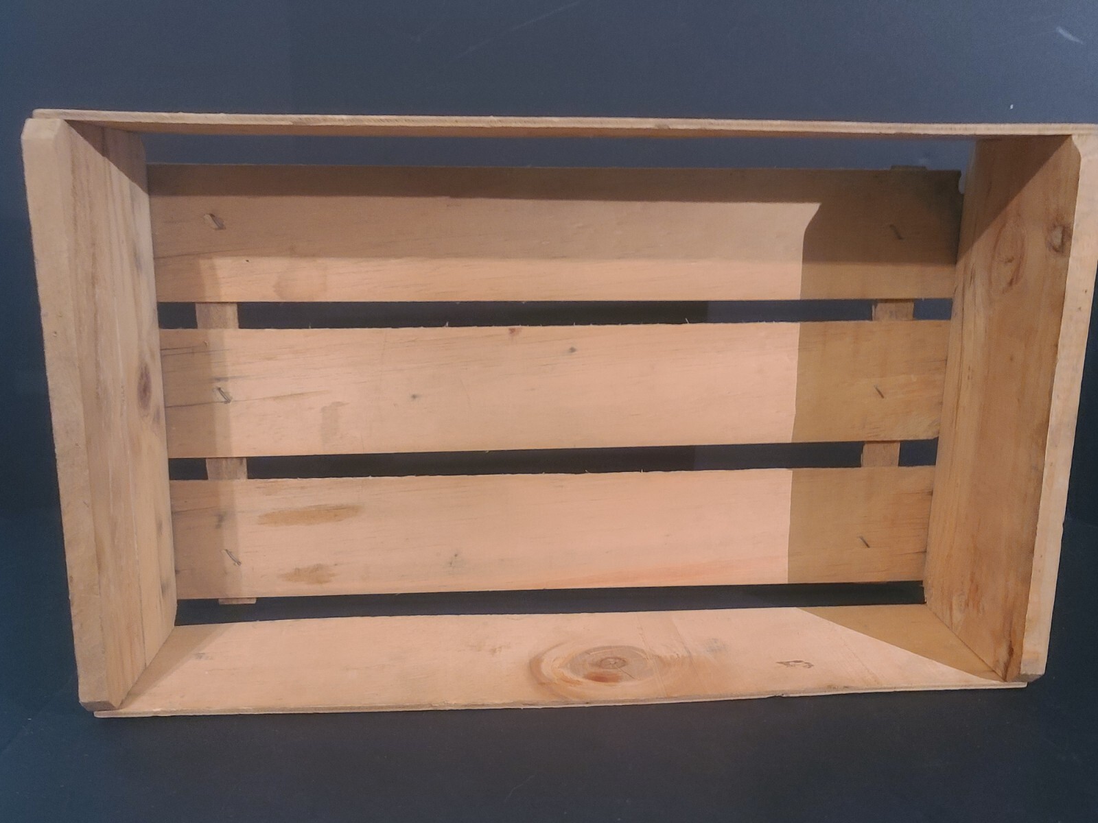VINTAGE CHIQUITA Nectarine CRATE WOOD Wooden Box Santiago Chile