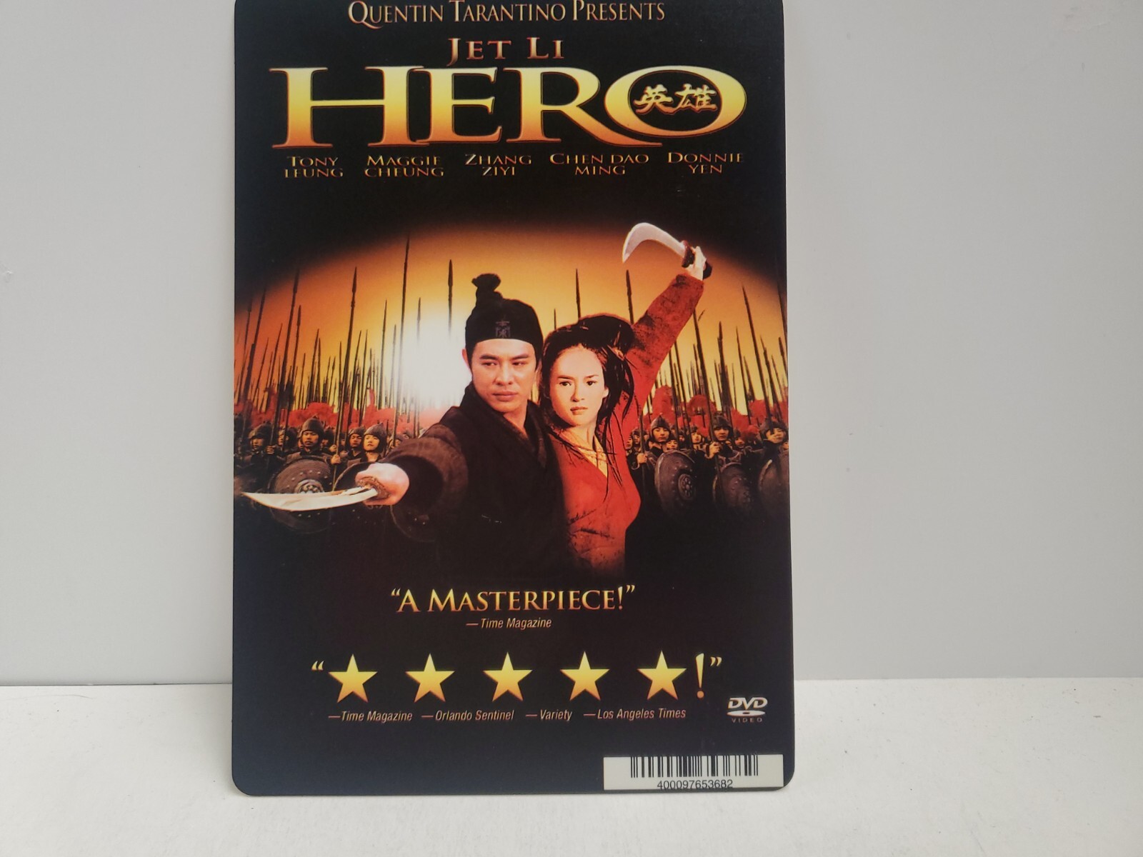Hero BLOCKBUSTER DVD BACKER CARD ONLY 5.5″X8″