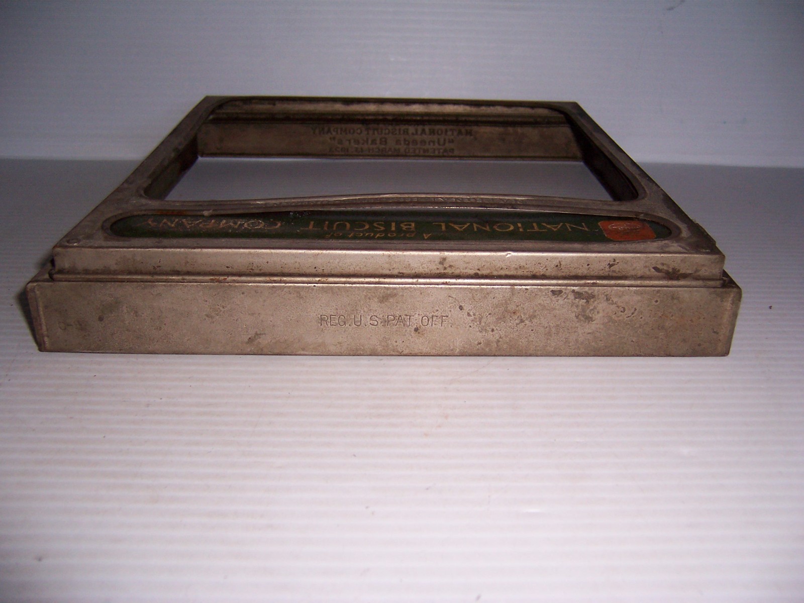 Vintage National Biscuit Company Advertising Store Counter Display Bin Door