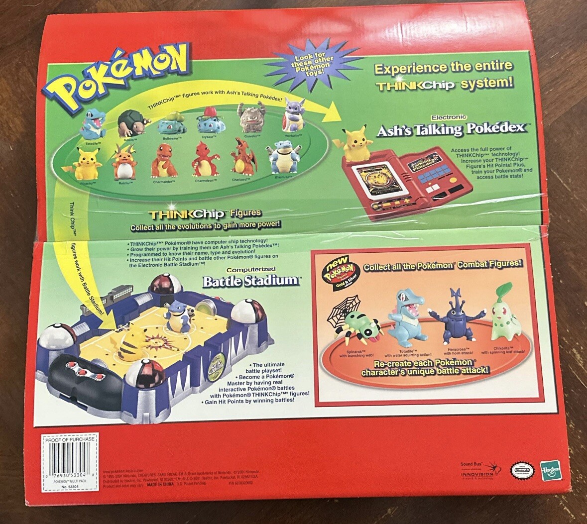 Pokémon Collectible Multi-Pack Hasbro Battle Figures VINTAGE STORE DISPLAY