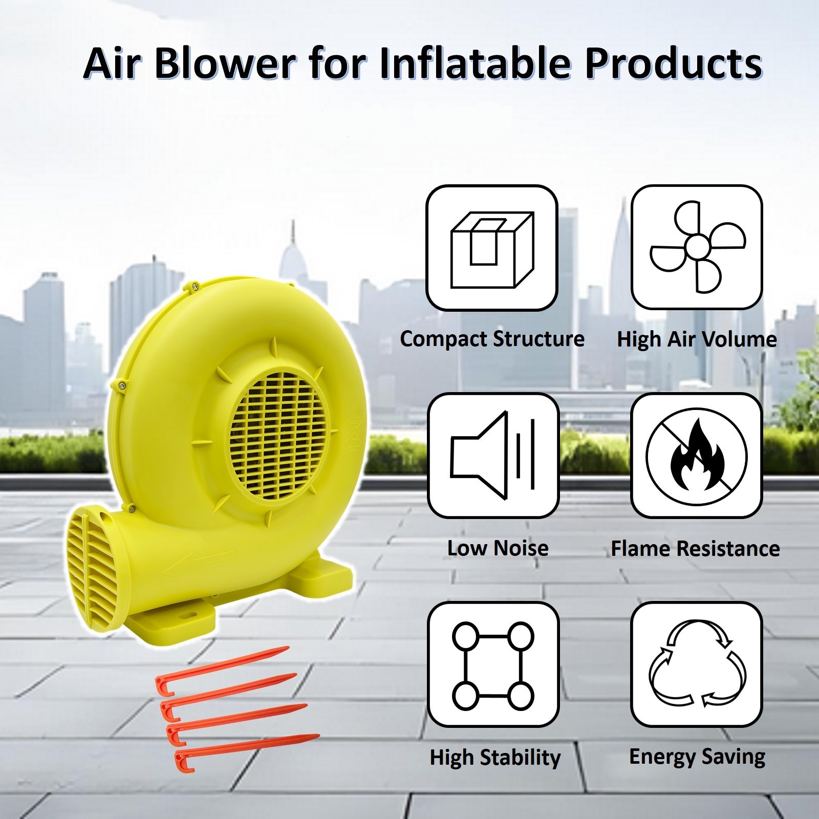 110V Air Blower for Inflatable Product Advertising Arch 380W/480W/550W/750W/950W