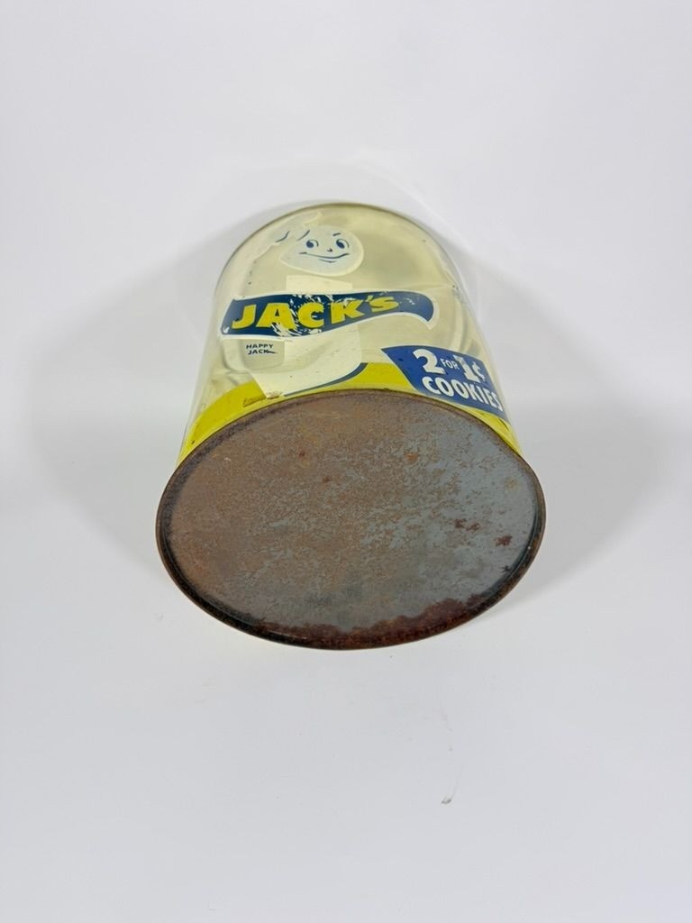 Store Display Bulk Container Jar Happy Jack’s Cookie Company Plastic 2 for 1 Cen