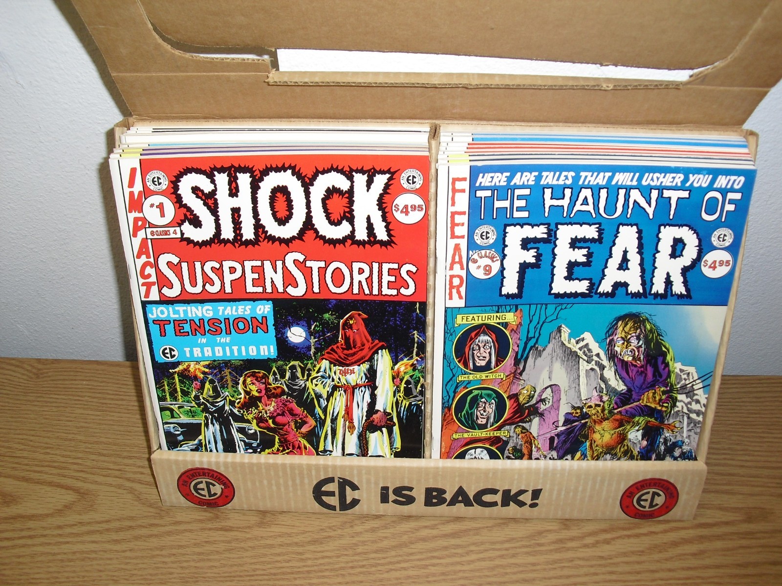 EC is Back! Store Promo Countertop Display Box w/ 25 classic issues Russ Cochran