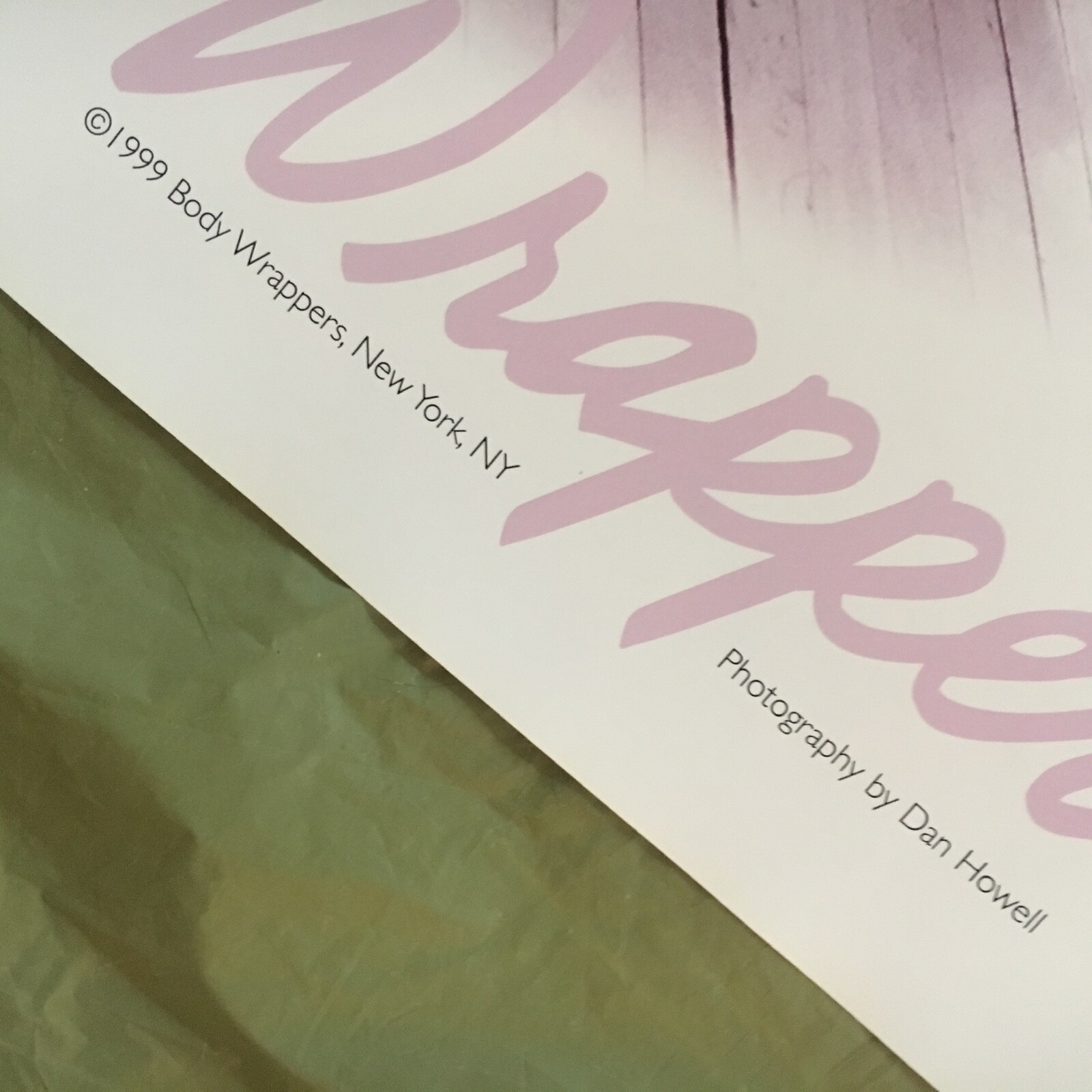 vintage BODY WRAPPERS promo poster–MARIA KOWROSKI nyc ballet–FUTURE–24×18