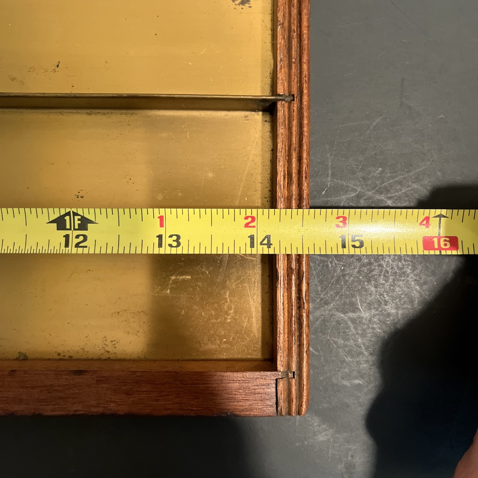Vintage Sheafer’s Display Trays lot of 2 Wood Metal, as is, rough shape