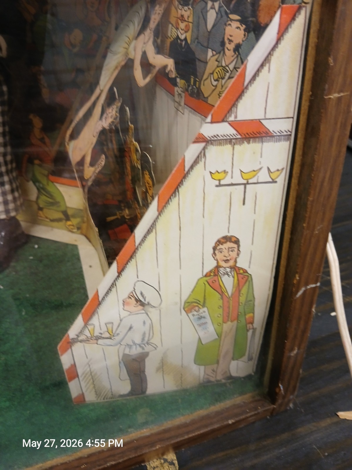 LARGE VINTAGE STORE TABLETOP CIRCUS ANIMATRONIC WORKS