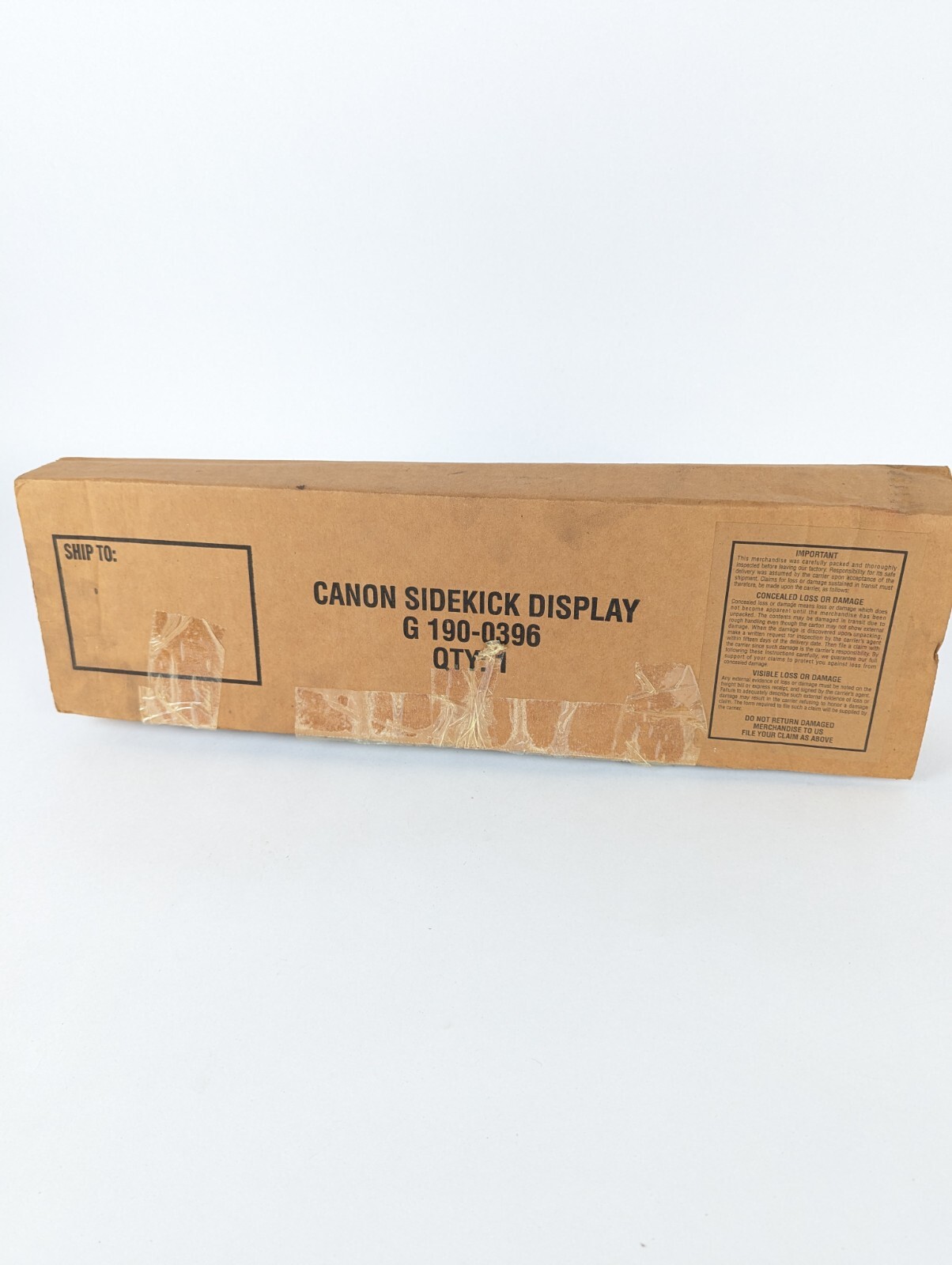 Canon Sidekick Store Display Rack Peg Back Tabletop 18″ Tall Ink Camera Printer