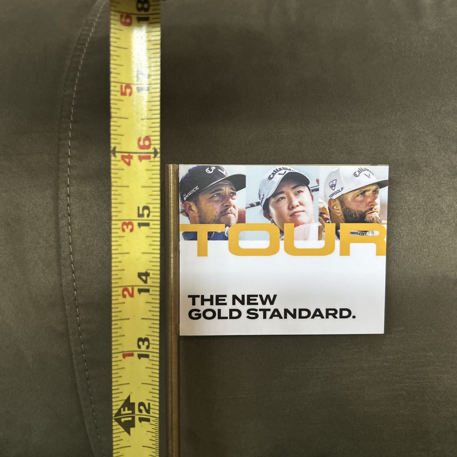 Callaway Golf Retail Display Brass Flag Turf Cup Counter Advertising