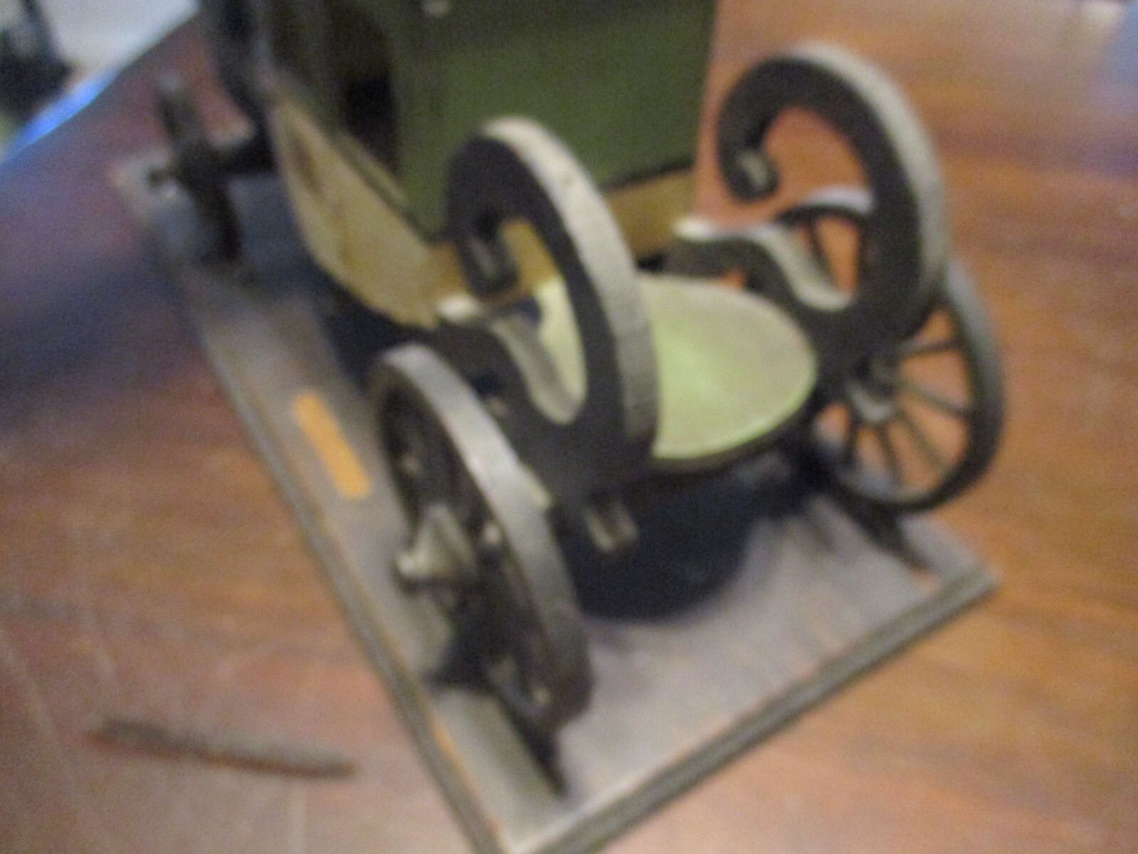 WOODEN STAGE COACH E&R WOODEN DEMONSTRAIGHTER PROMO DISPLAY SALESMAN SAMPLE