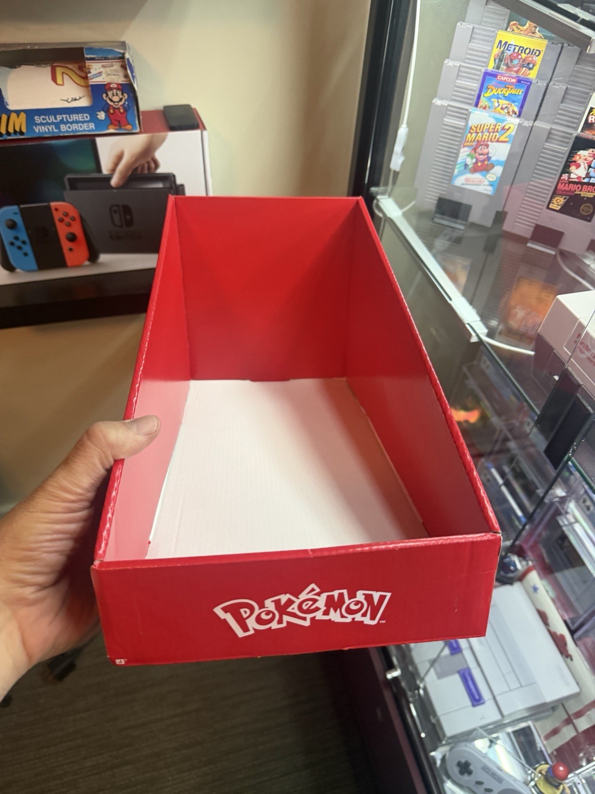 POKEMON STORE DISPLAY Promo BOX EMPTY (17×8)READ