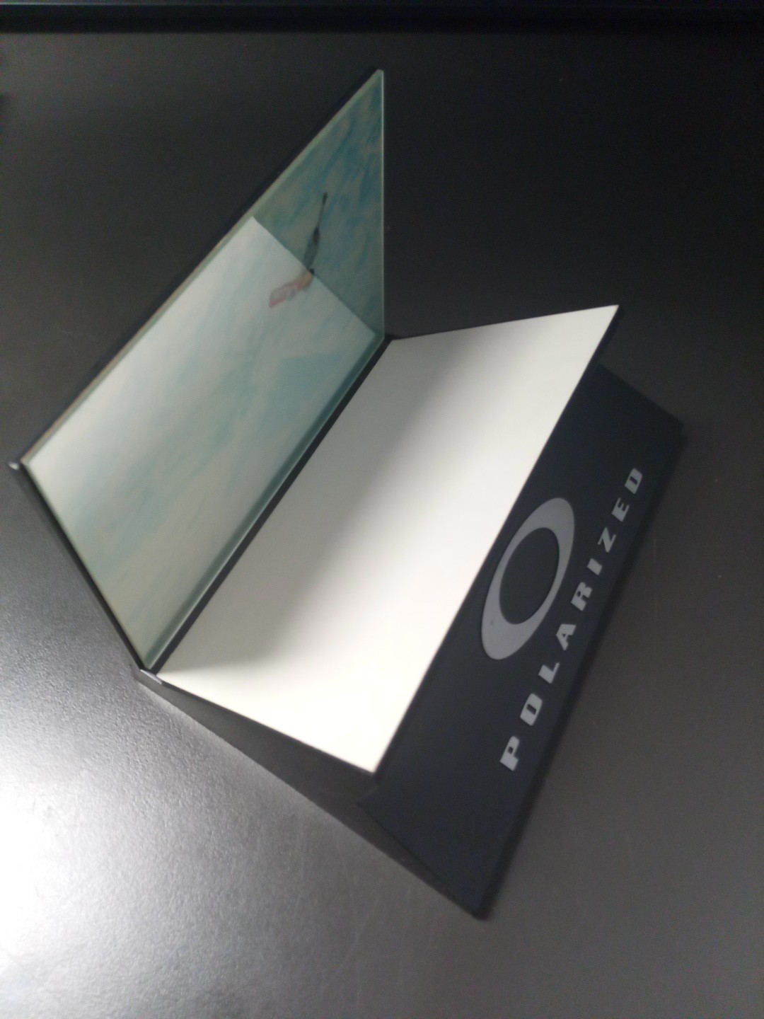 Oakley Polarized Test Display – Snowboarding Image