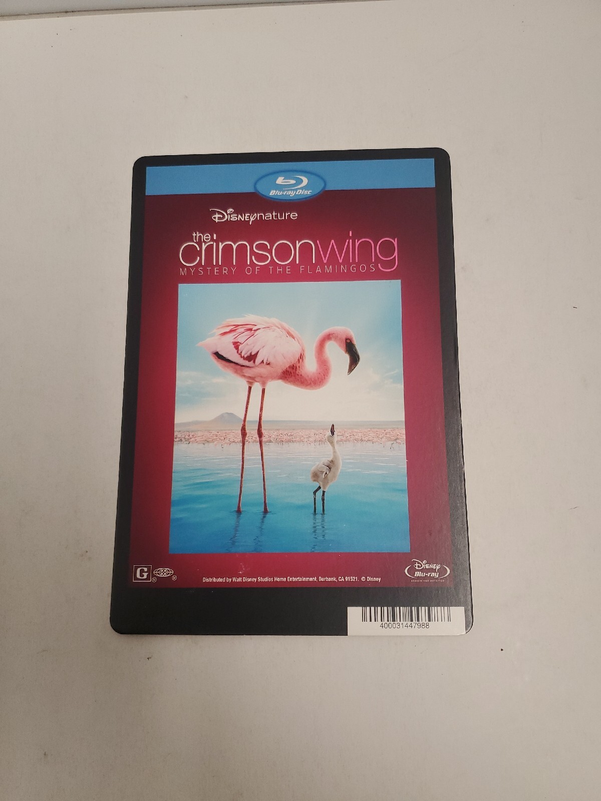 The Crimson Wing BLOCKBUSTER SHELF DISPLAY BLU-RAY BACKER CARD ONLY 5.5″X8″