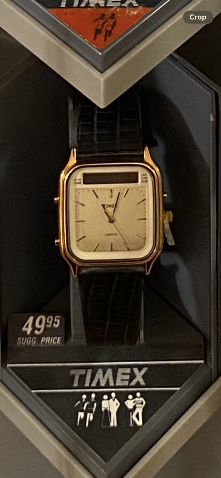 1980s Timex Branded Store Display Case- Wristwatches Included