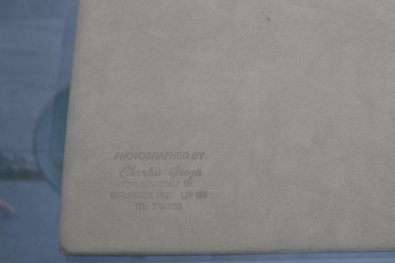 Vintage Hasselblad Cameras Dealer Desk Counter Top Store Display Mat
