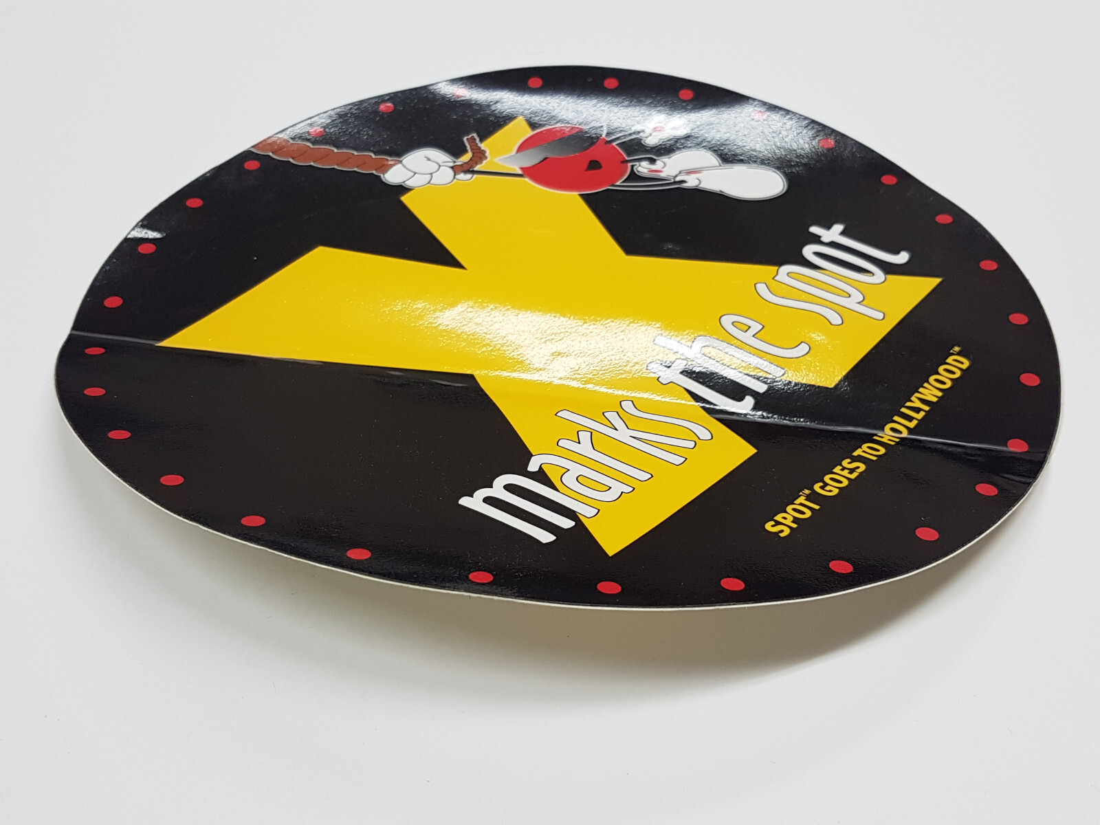 Spot Goes to Hollywood PS1 Playstation 1 Store Display Floor Sticker *Read*NEW