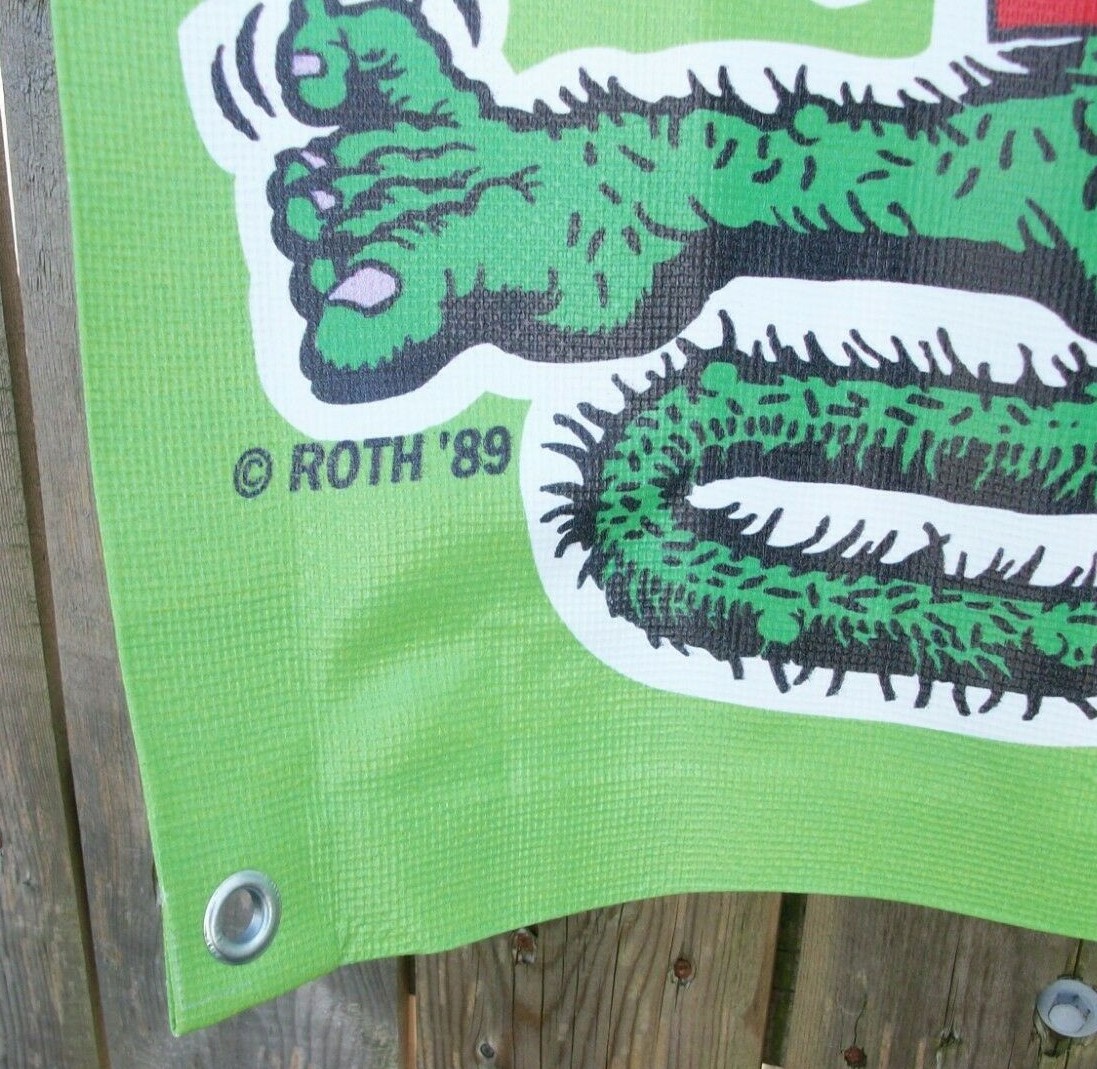 Ed “BIG DADDY” Roth RAT FINK FEVER MAZOOMA Banner Flag Monster Hot Rod Wall Art