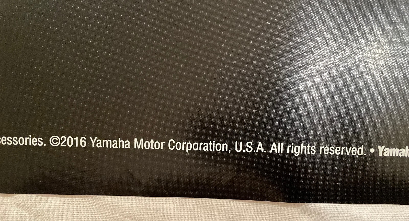 Yamaha Dealer Banner 2016 Motoamerica Champions Approx 95.5″ x 47″ (#7)