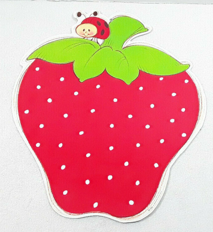 Strawberry Shortcake Store Display Advertising 16×14 AGC 1980 80’s VTG RARE HTF