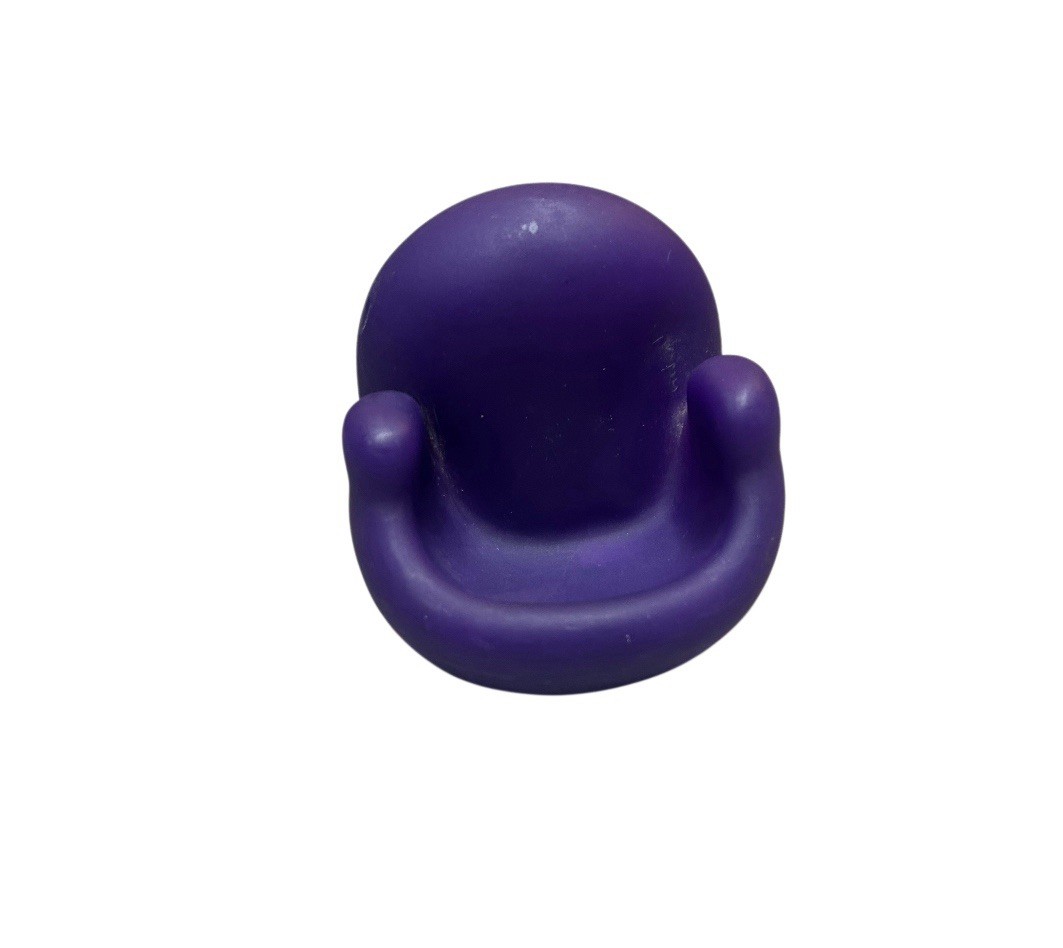 Vintage Old Navy Rubber Purple Chair Toy Advertising Promo Novelty RARE