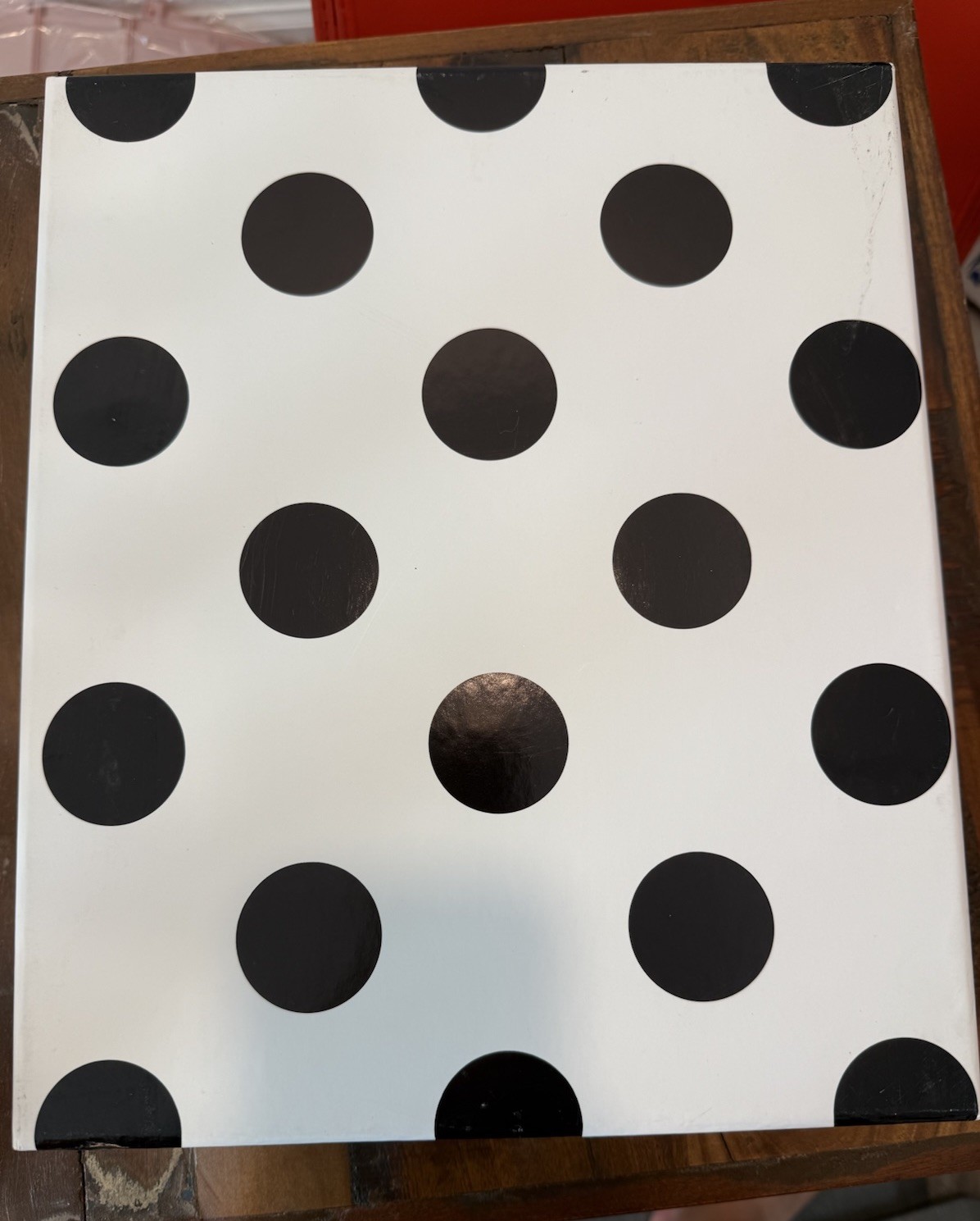 Victoria Secret Pink Polka Dot Display Box Clothing Dog