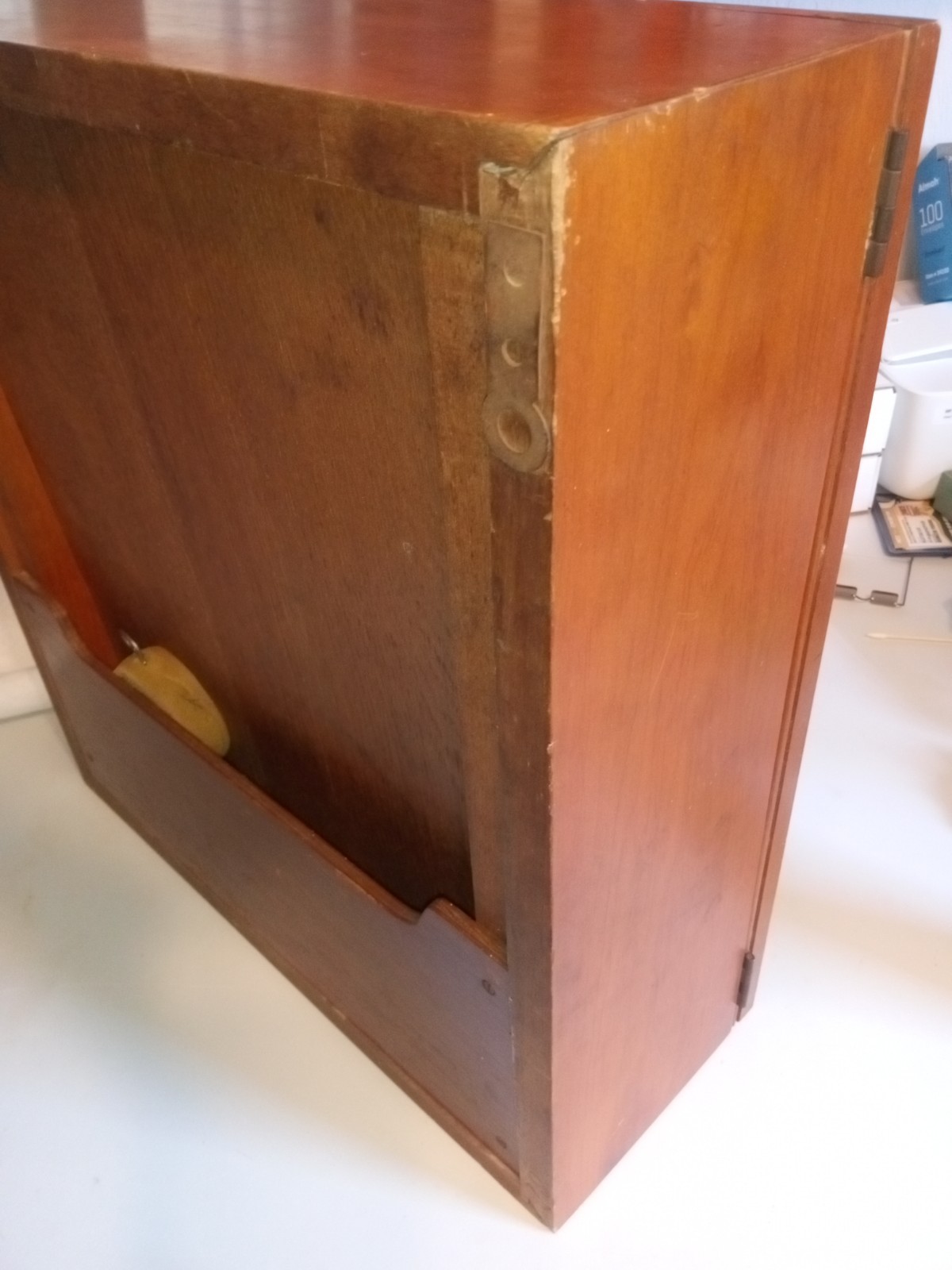 Vintage Early 1900s Hardware Store File Display Case ..Delta Files…..
