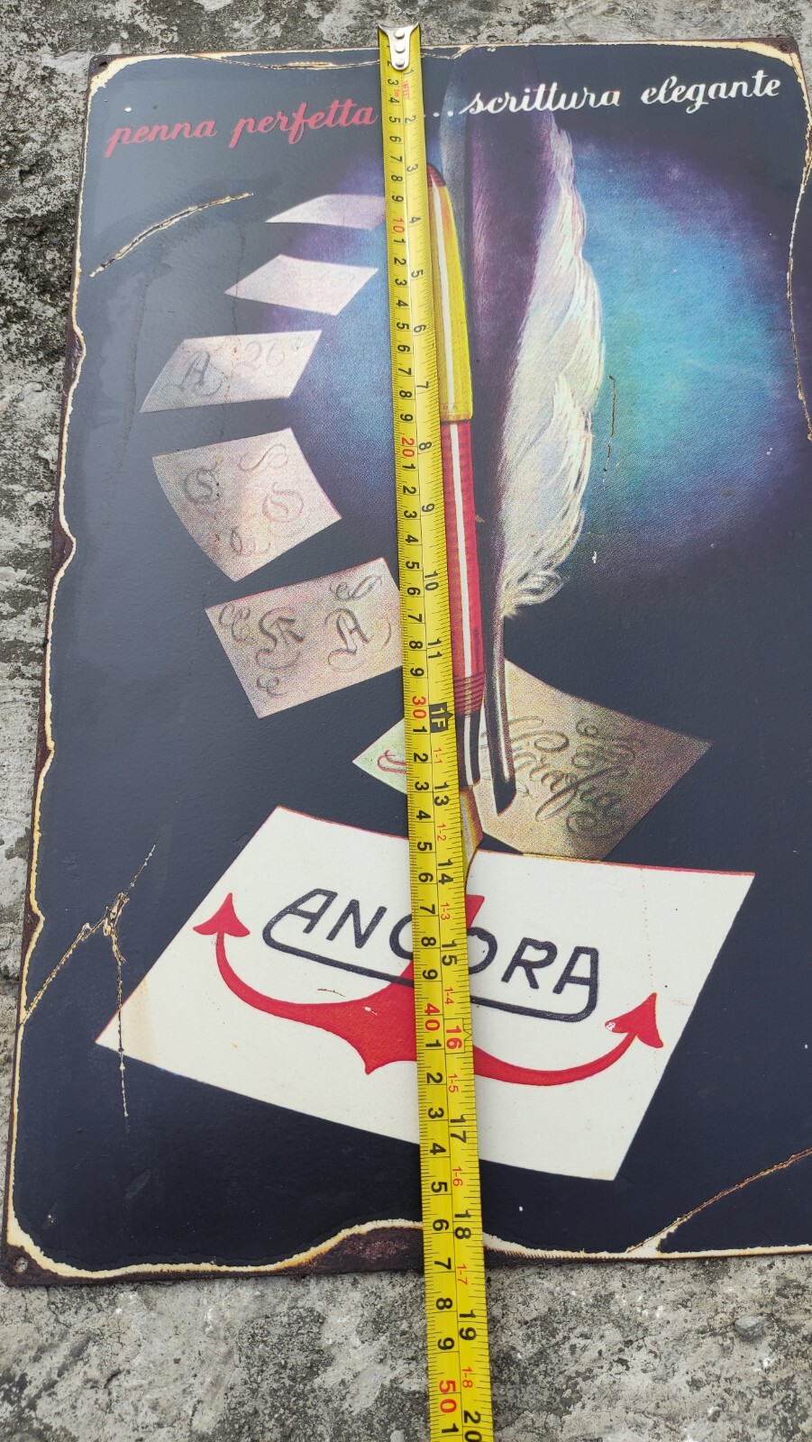 Ancora Lusso Vintage advertising Sign