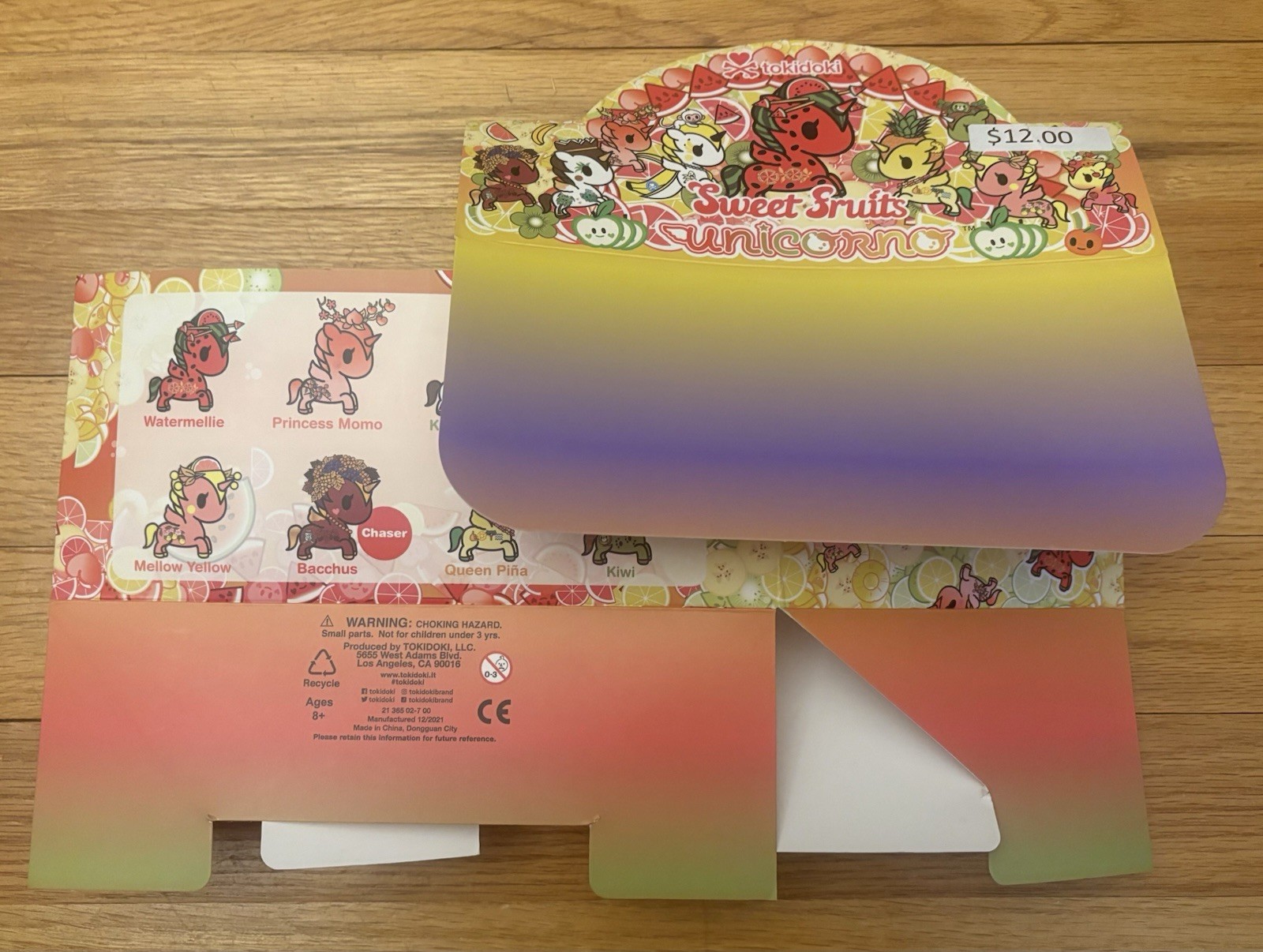 KidRobot Unicorn Countertop Display Boxes / Bambino Series 2 – Sweet Fruits