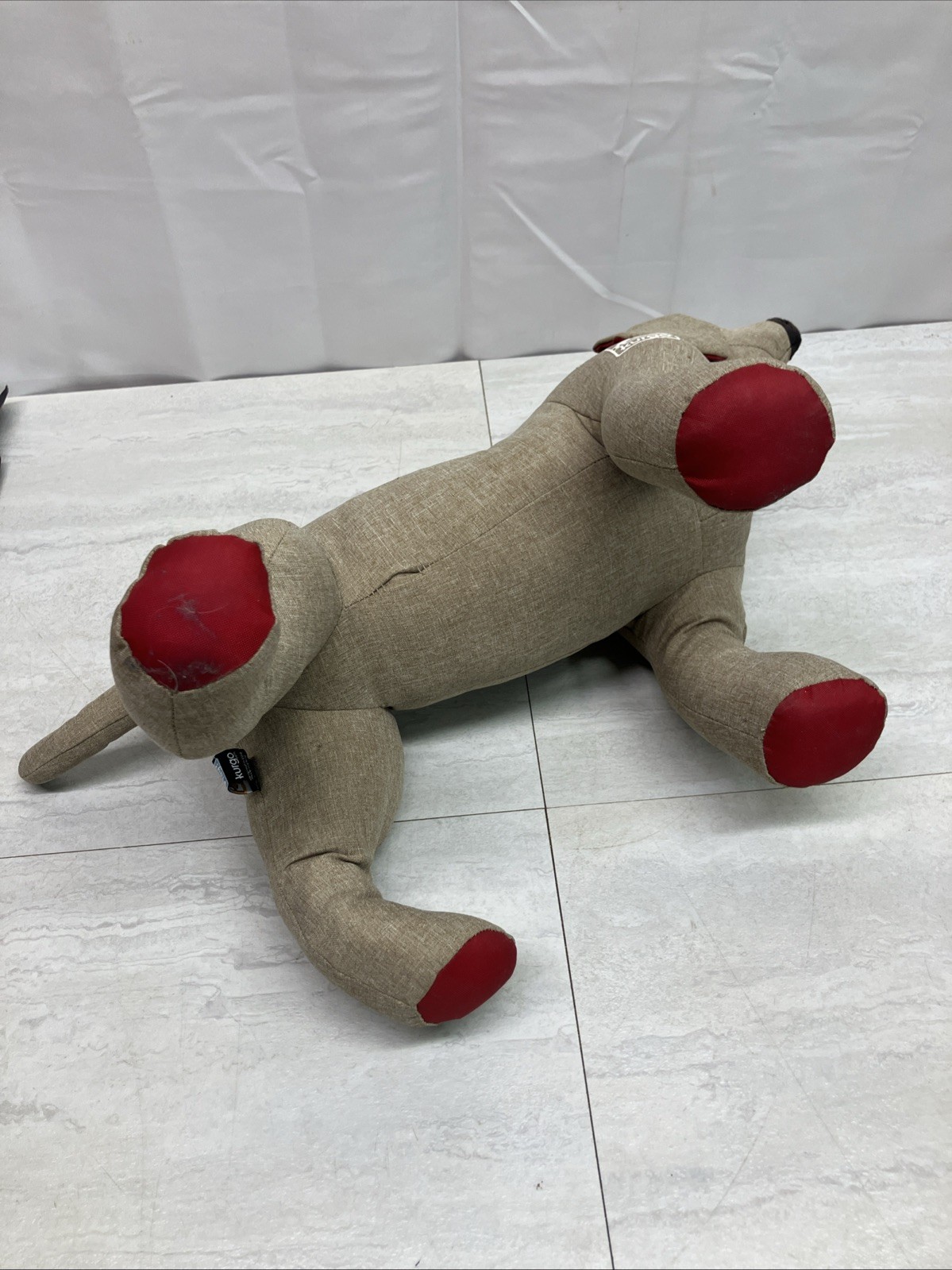 KURGO Dog Gear Model Store Display Mannequin Tan Red Feet Pads Preowned